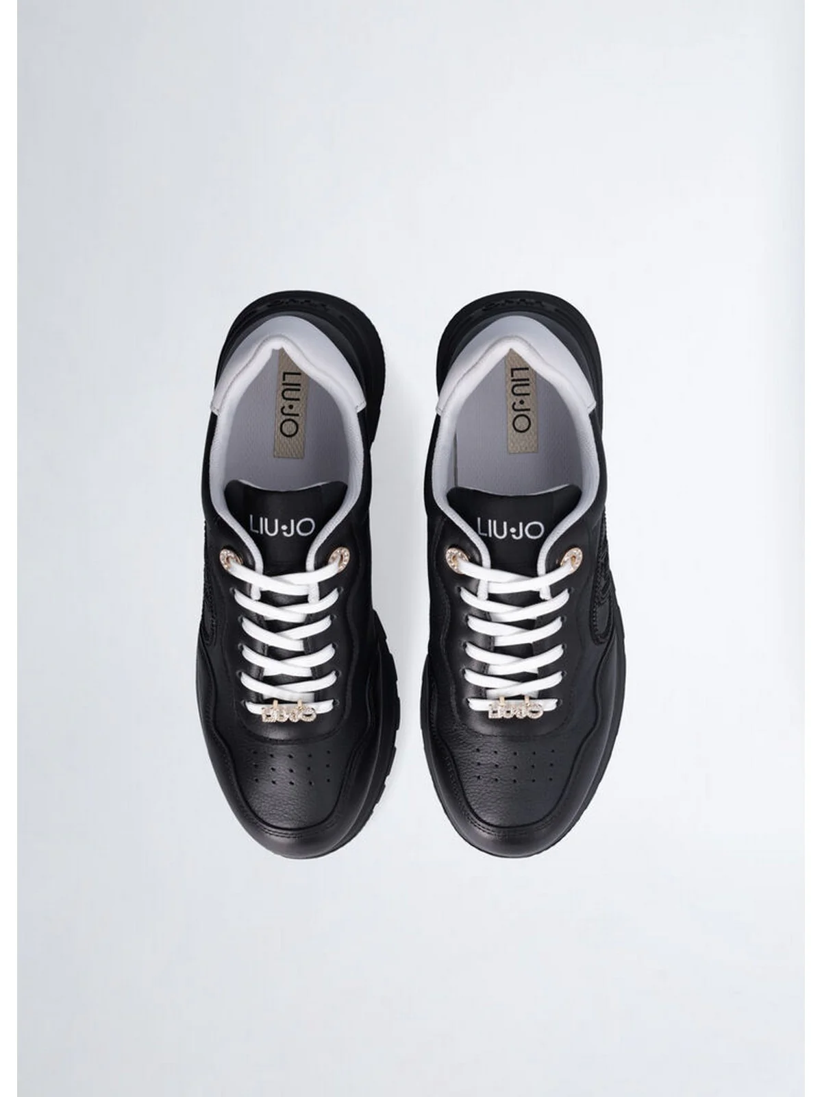 LIU JO Sneaker Donna AMAZING 20 BF4057PX331 22222 Nero - Image 4