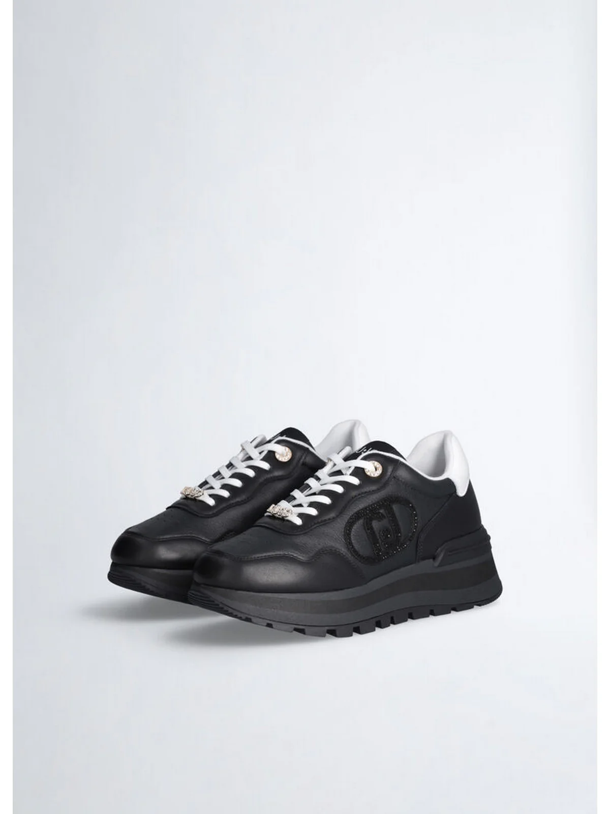 LIU JO Sneaker Donna AMAZING 20 BF4057PX331 22222 Nero - Image 7