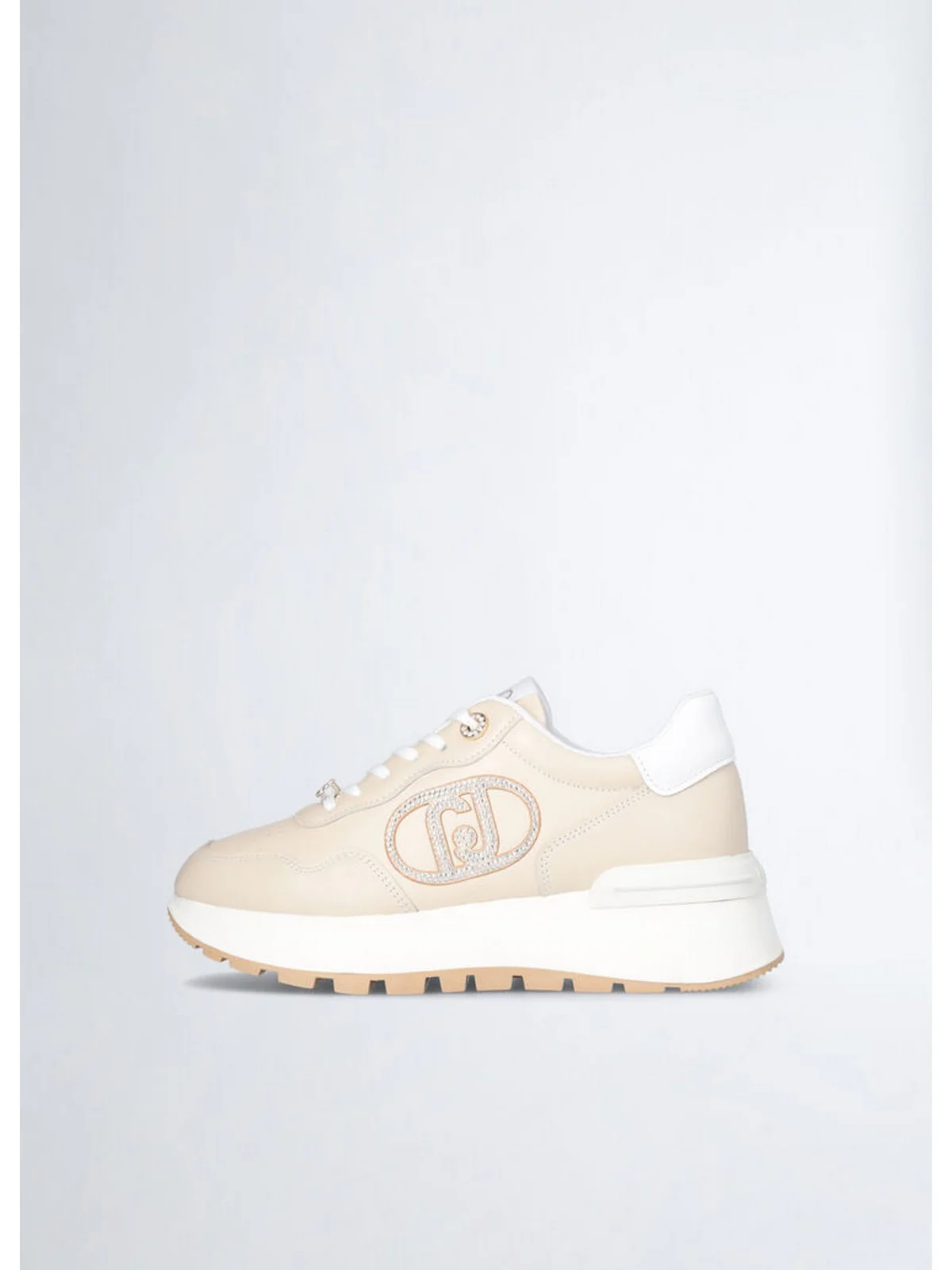 LIU JO Sneaker Donna AMAZING 20 BF4057PX331 S1858 Beige - Image 4