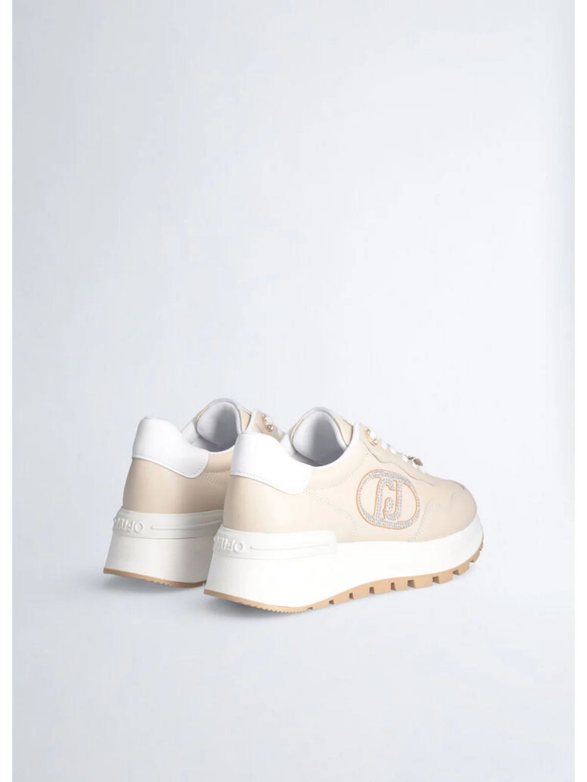 LIU JO Sneaker Donna AMAZING 20 BF4057PX331 S1858 Beige - Image 5