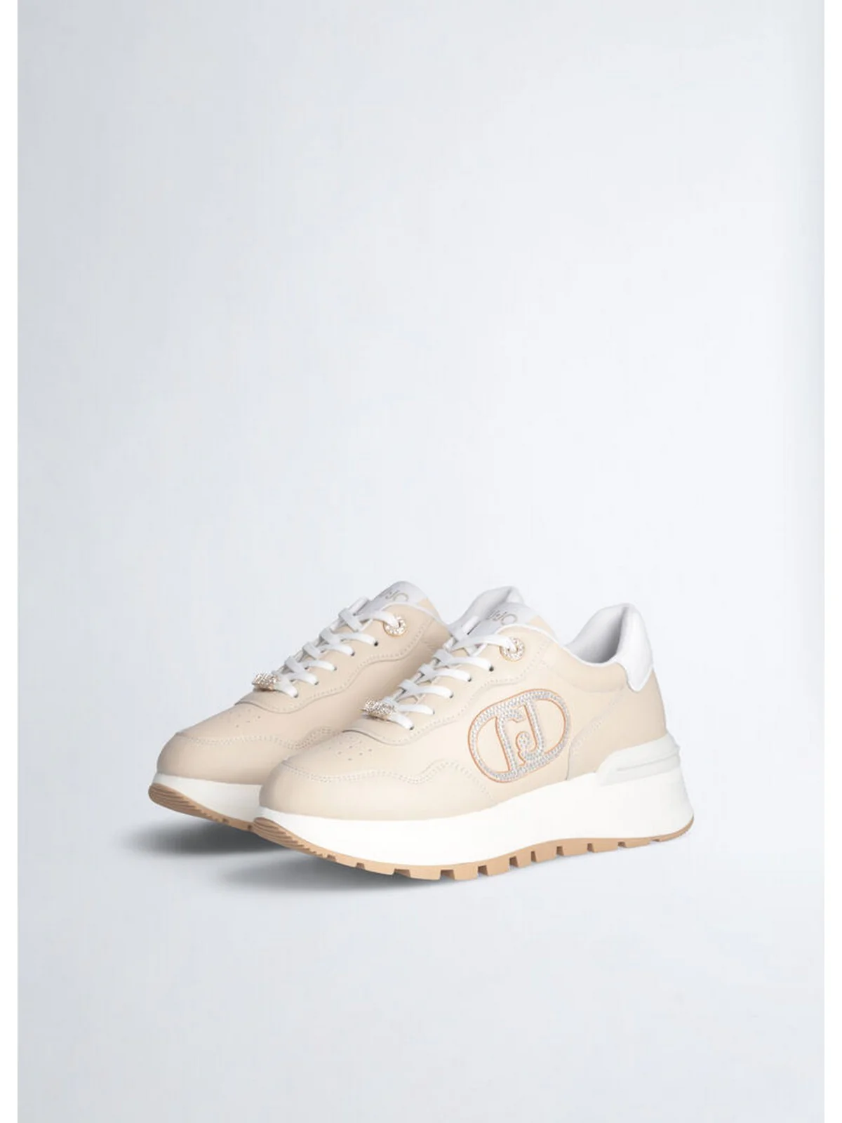LIU JO Sneaker Donna AMAZING 20 BF4057PX331 S1858 Beige - Image 7