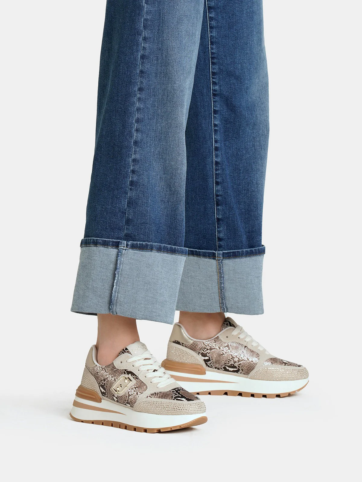 LIU JO Sneaker Donna AMAZING 25 BF5049PX747 S3815 ROPE/LIGHT GOLD - Image 2