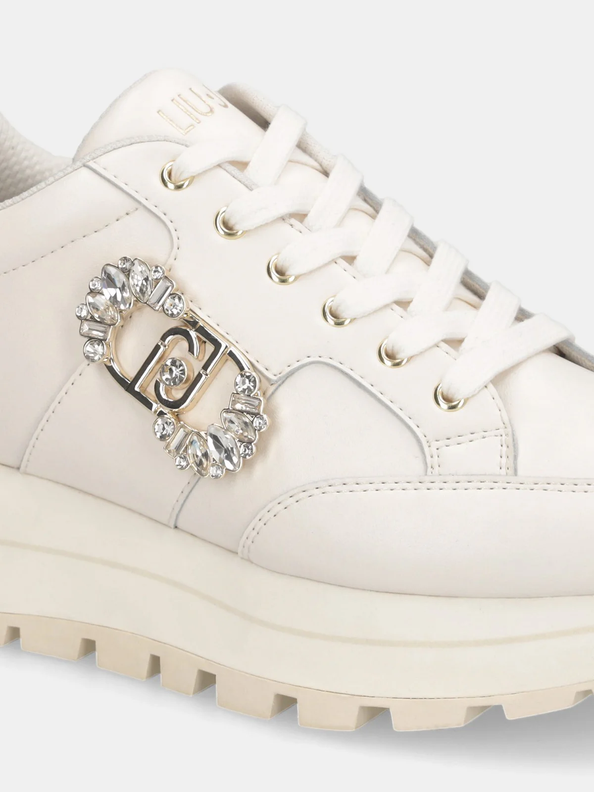 LIU JO Sneaker Donna AMAZING 41 BF5043PX026 S1874 METALLI MILK/LIGHT GOLD - Image 2