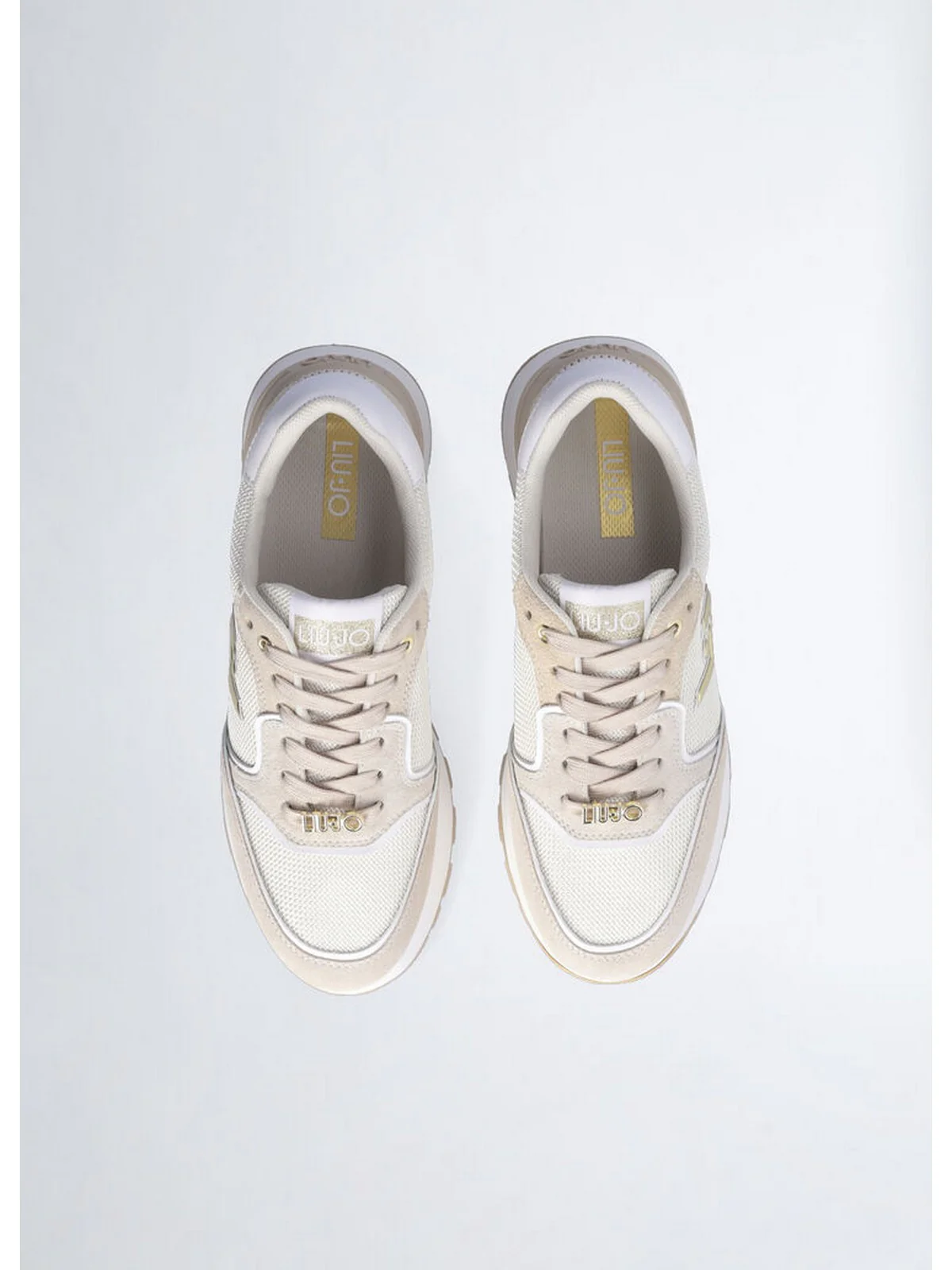 LIU JO Sneaker Donna  BA4005PX380 01127 Beige - Image 4