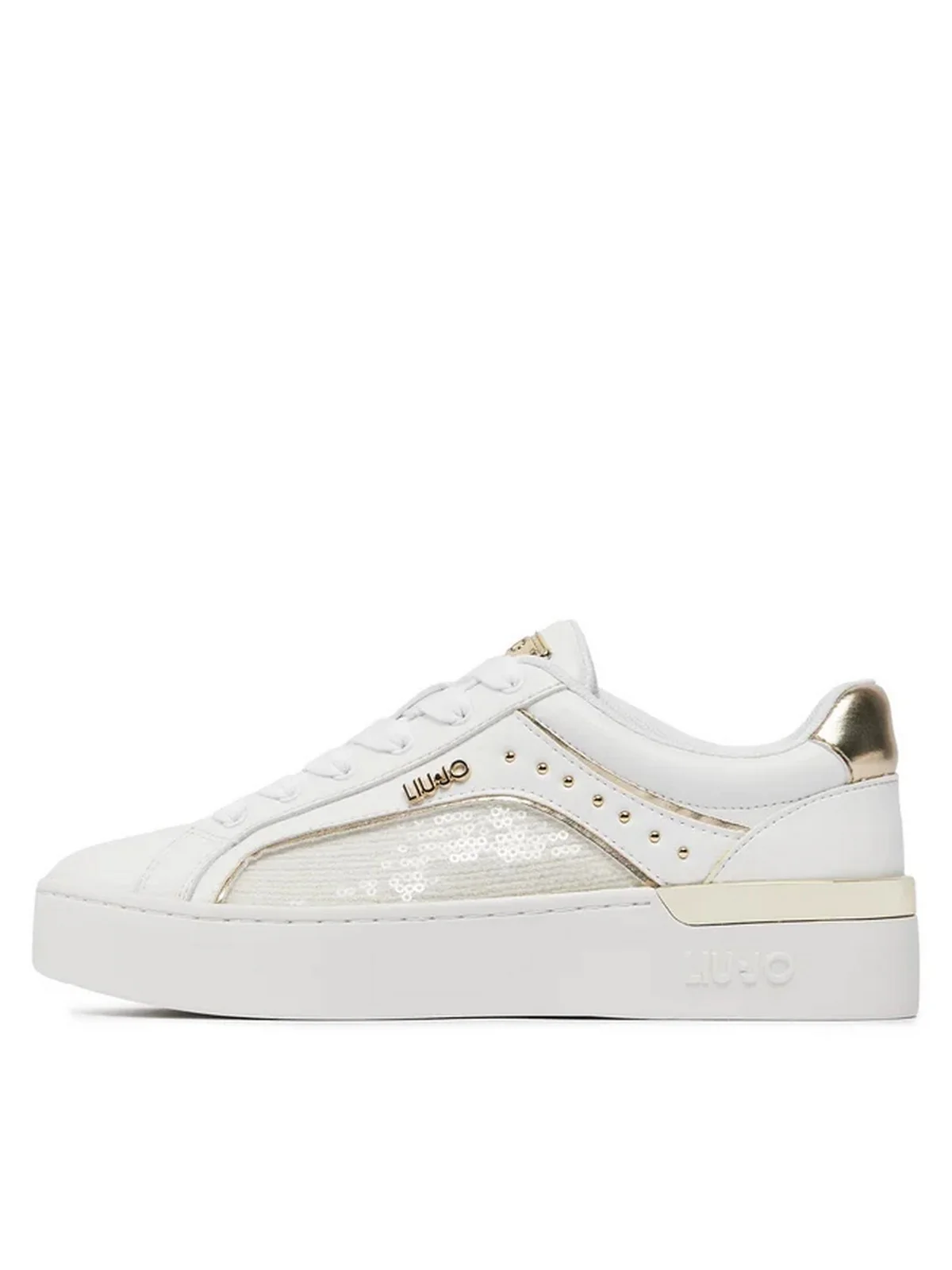 LIU JO Sneaker Donna  BA4037EX185 01111 Bianco - Image 4