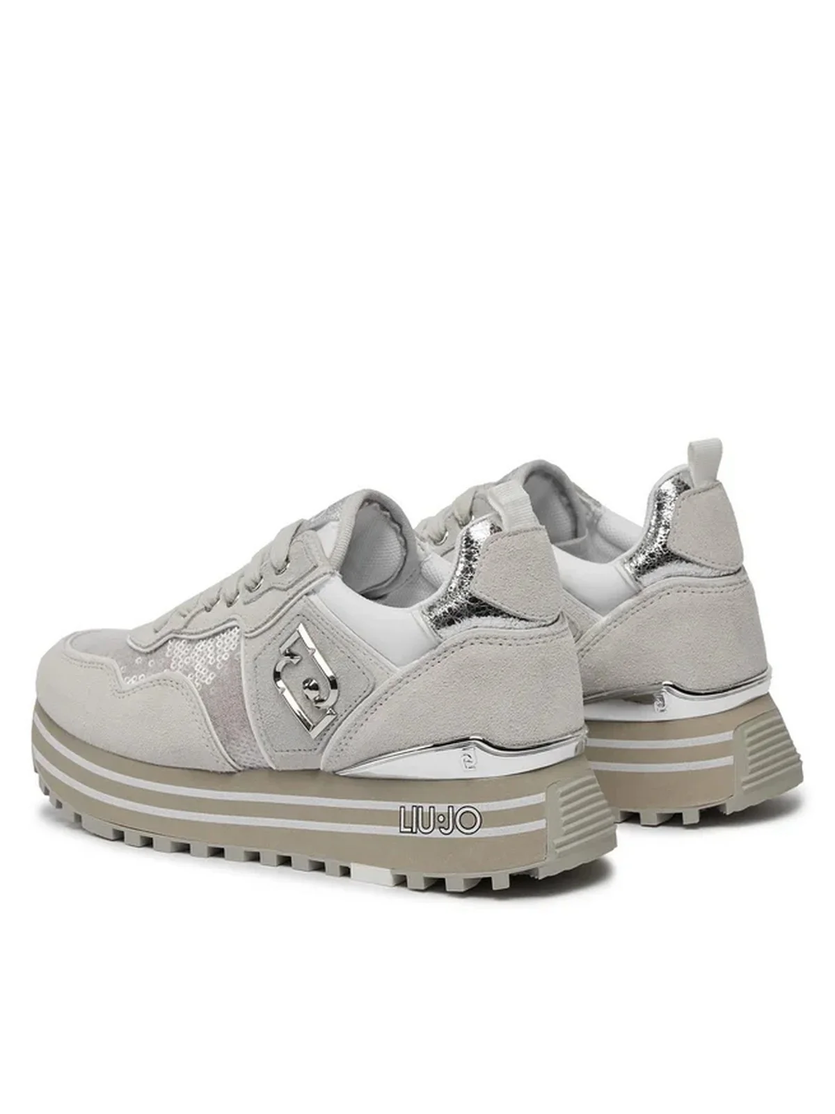 LIU JO Sneaker Donna  BA4049PX064 01111 Beige - Image 2