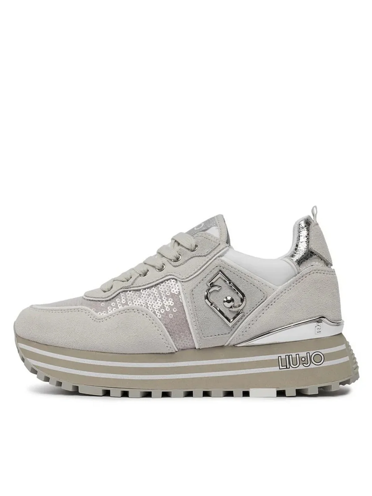 LIU JO Sneaker Donna  BA4049PX064 01111 Beige - Image 5