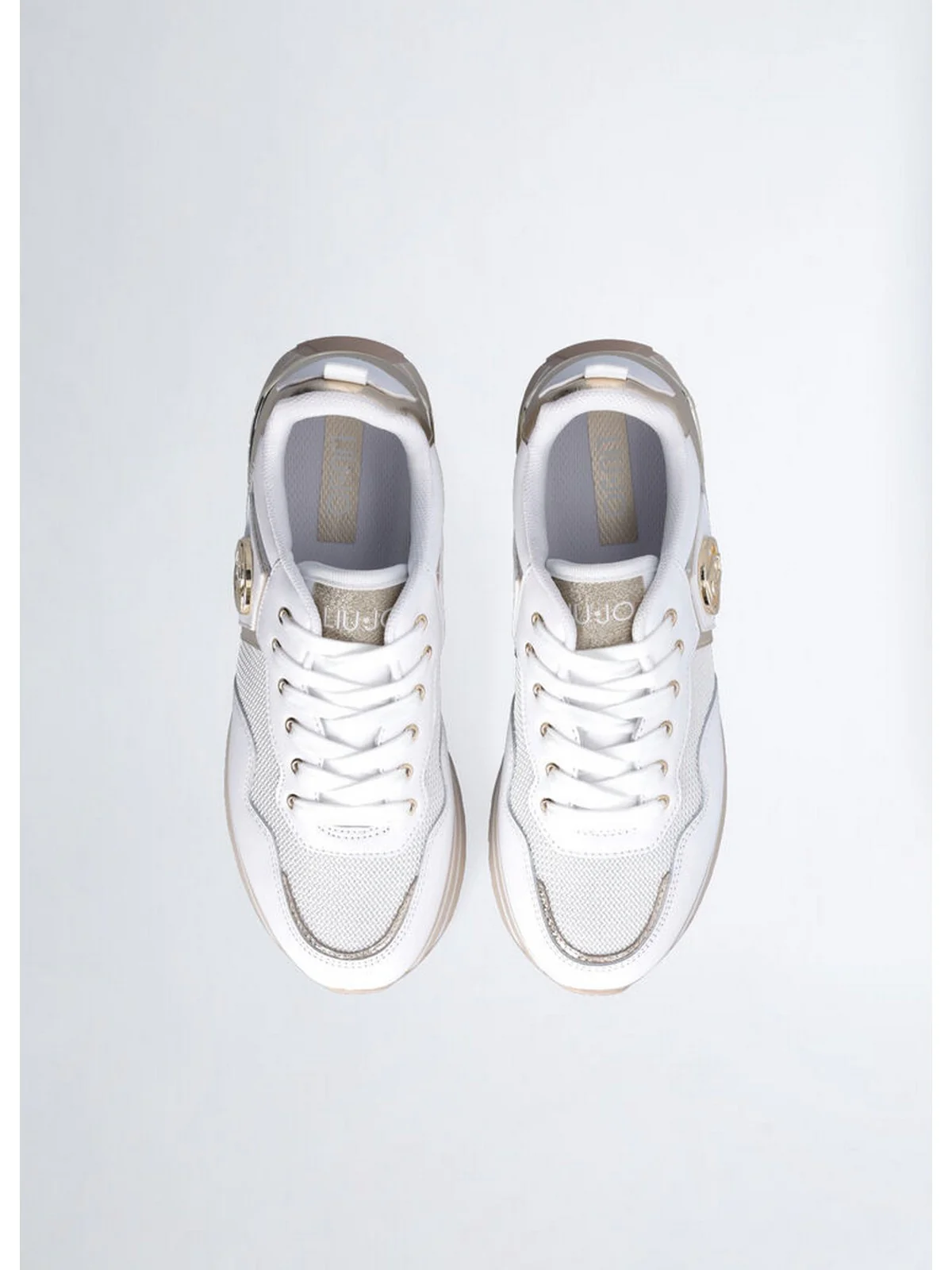 LIU JO Sneaker Donna  BA4053PX030 01111 Bianco - Image 3