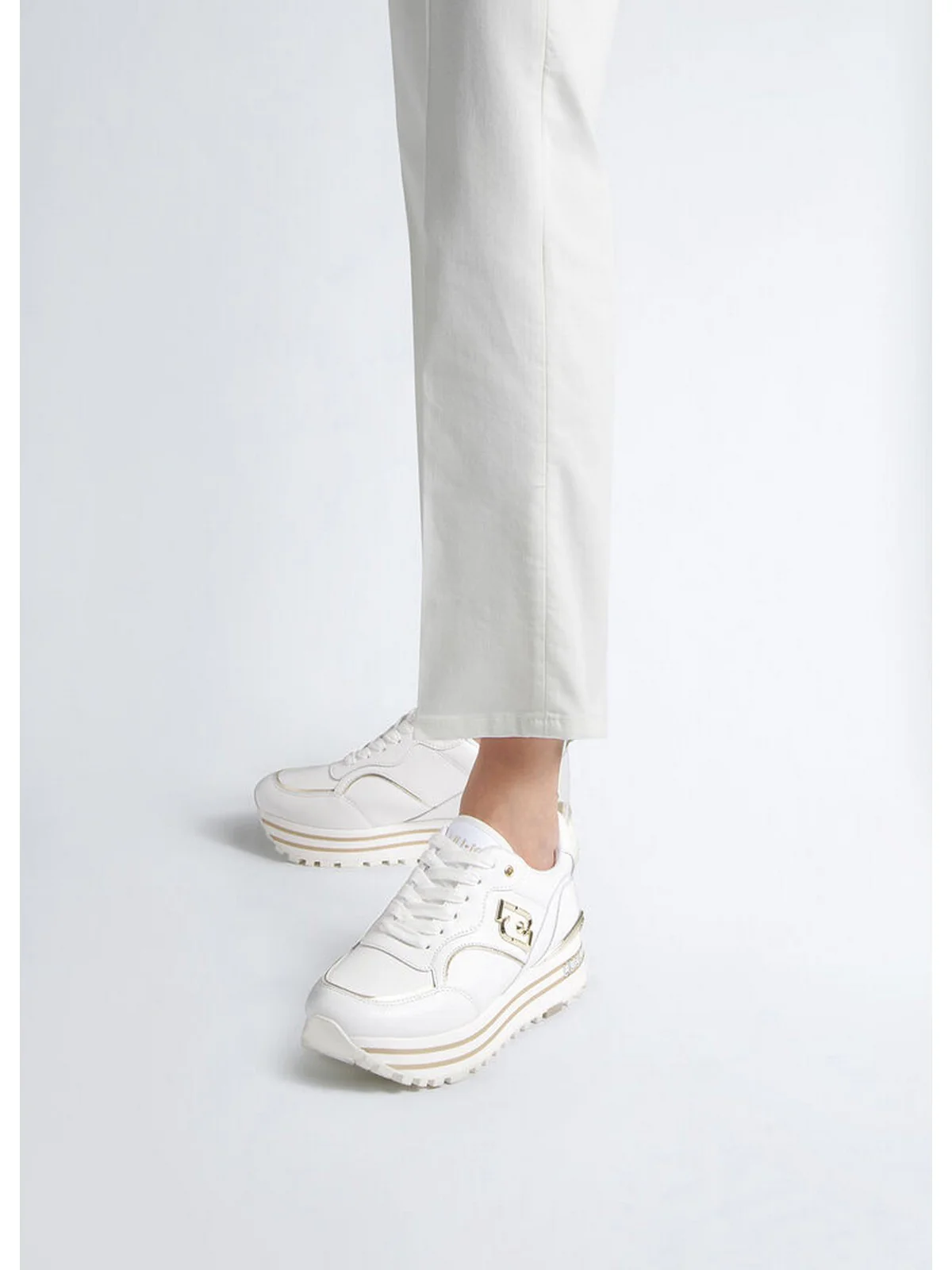 LIU JO Sneaker Donna  BA4059P0102 01111 Bianco - Image 6