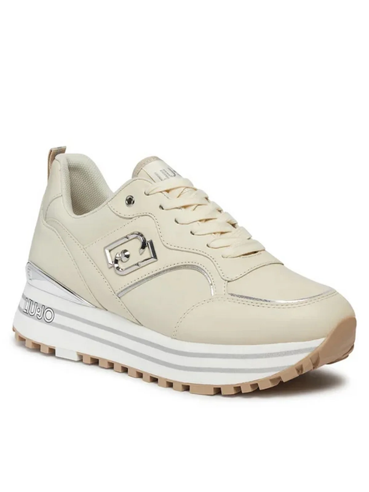 LIU JO Sneaker Donna  BA4059P0102 S1185 Avorio - Image 5