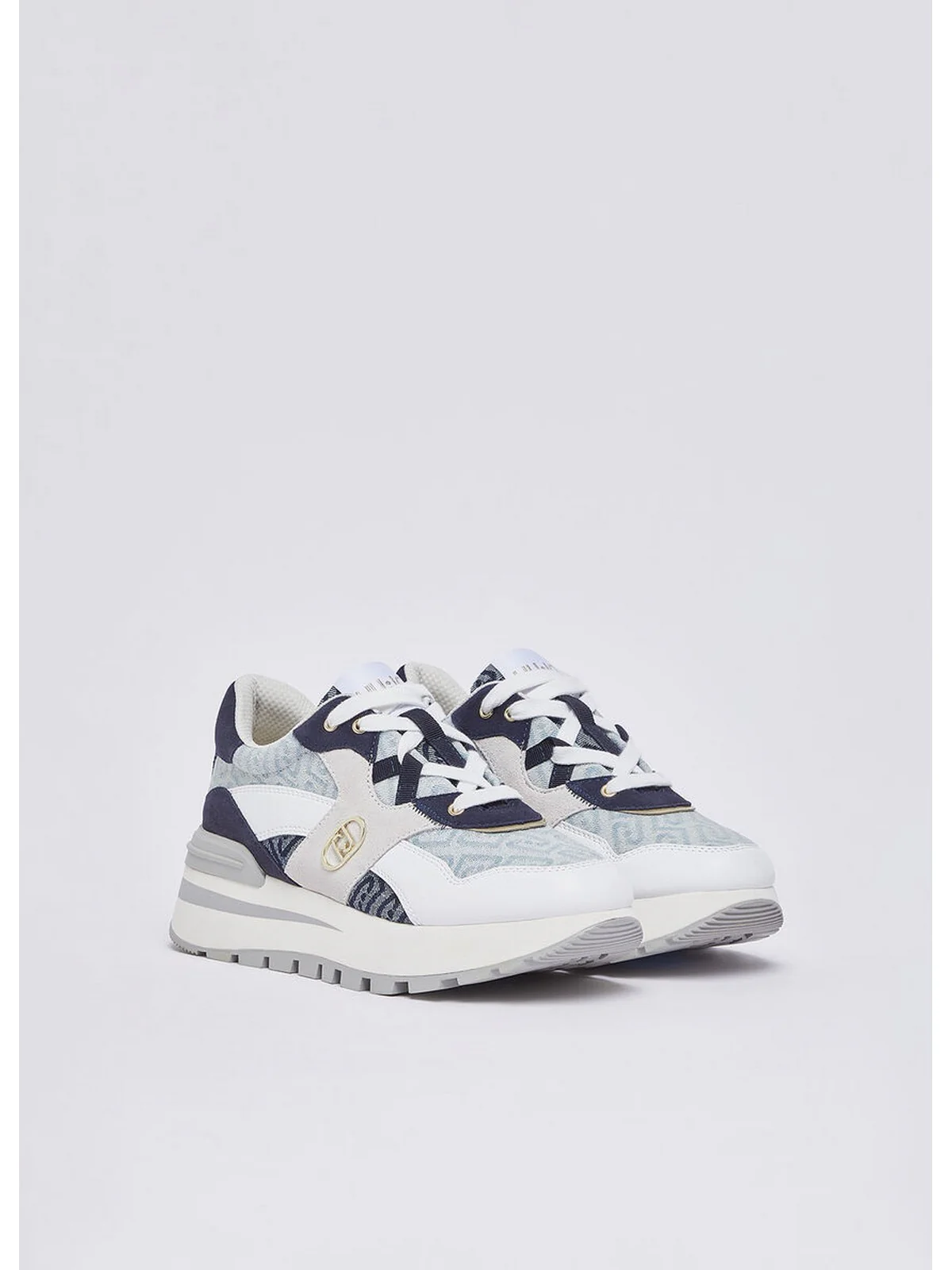 LIU JO Sneaker Donna  BA6035PX827 S3361 DENIM/WHITE - Image 2