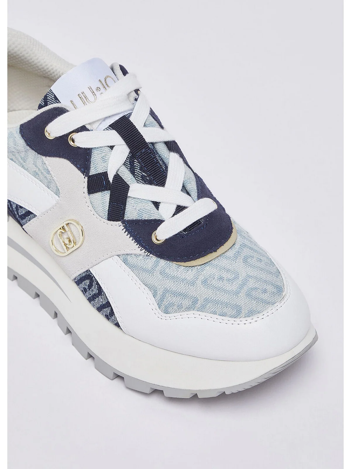LIU JO Sneaker Donna  BA6035PX827 S3361 DENIM/WHITE - Image 5