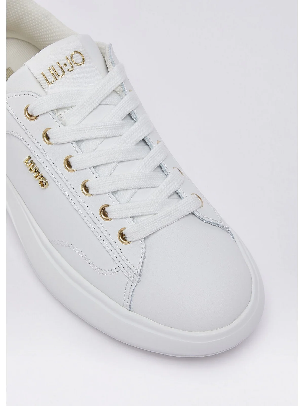 LIU JO Sneaker Donna  BA6069P0102 S1005 WHITE/BLACK - Image 5