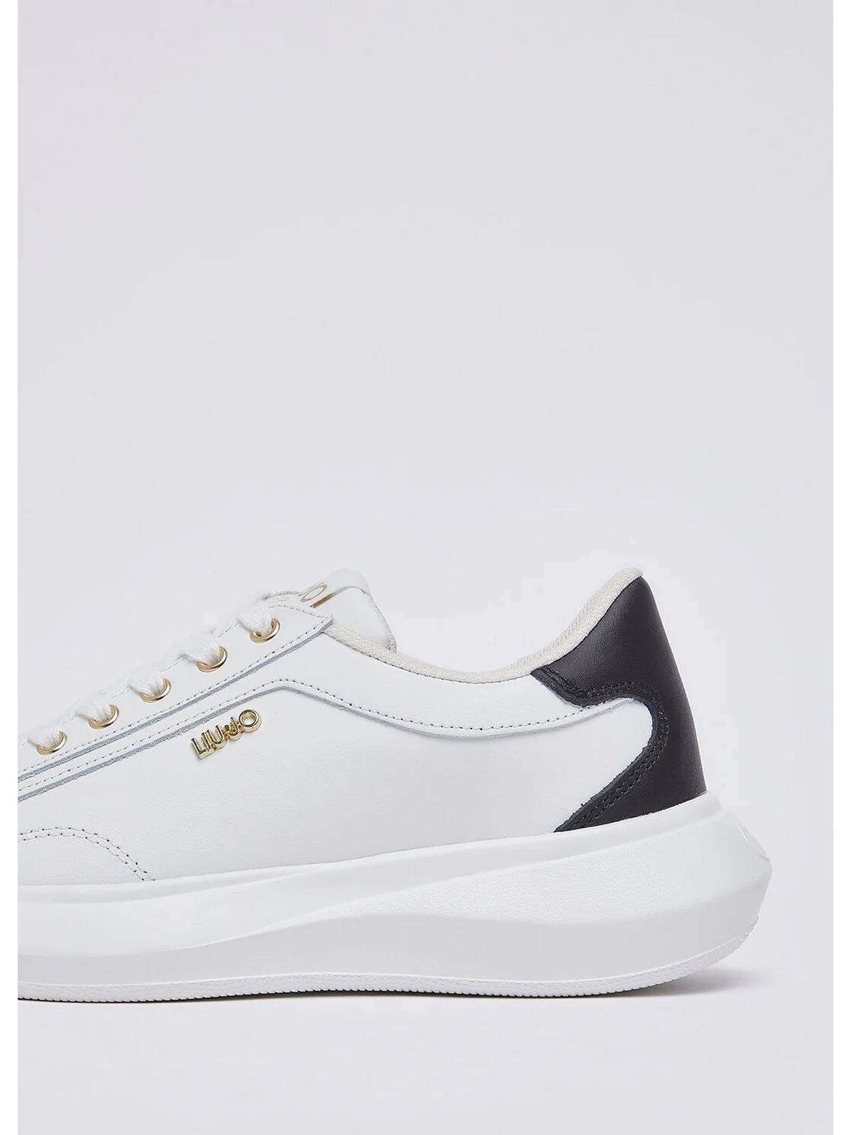 LIU JO Sneaker Donna  BA6069P0102 S1005 WHITE/BLACK - Image 6