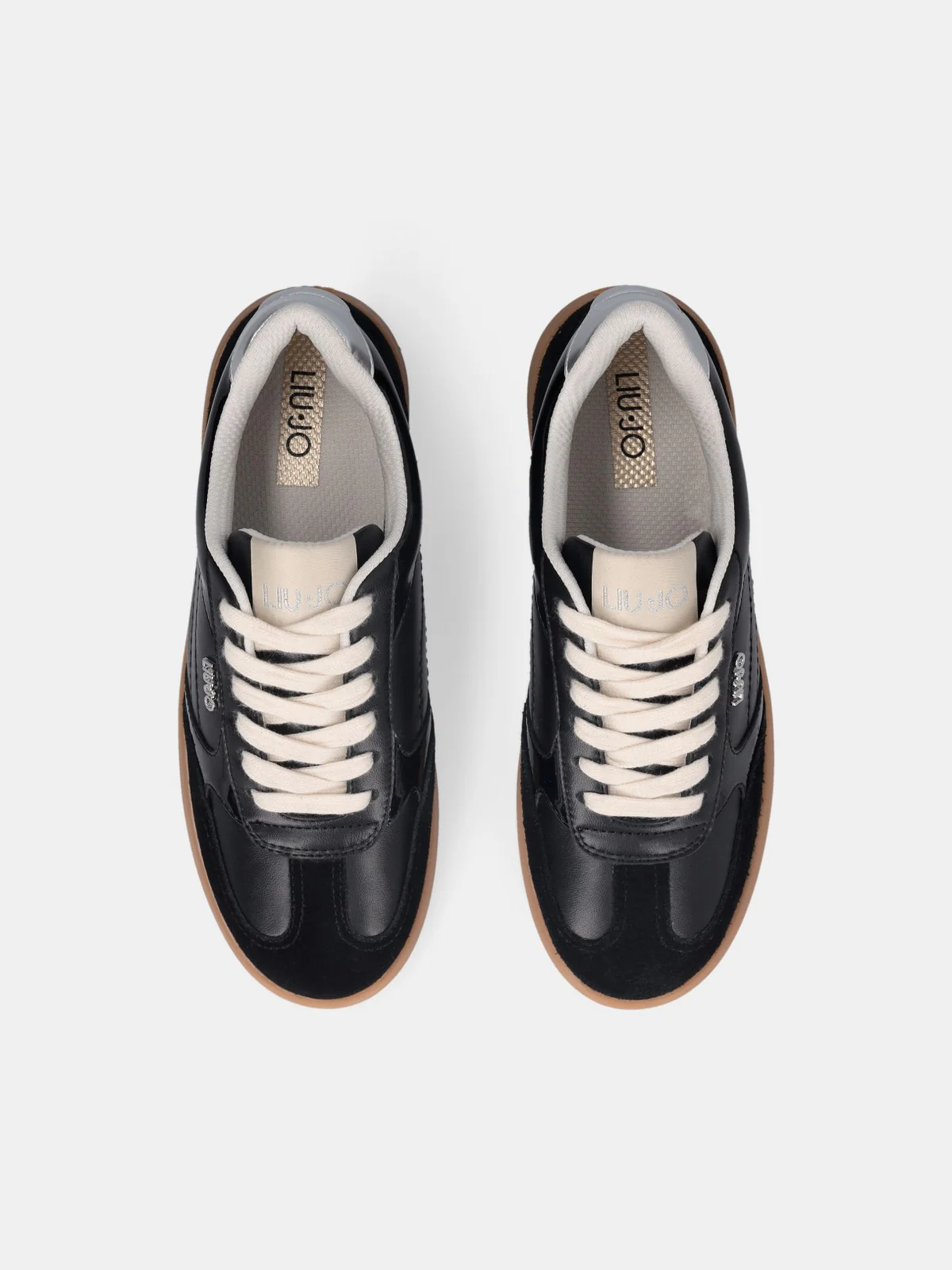 LIU JO Sneaker Donna CONNOR 01 BF5069PX769 22222 Nero - Image 3