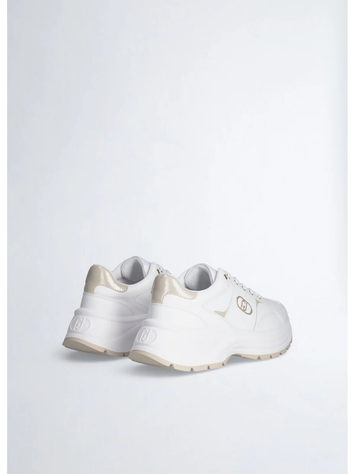 LIU JO Sneaker Donna EVA 02 BA5065P0102 01111 CALF WHITE - Image 5