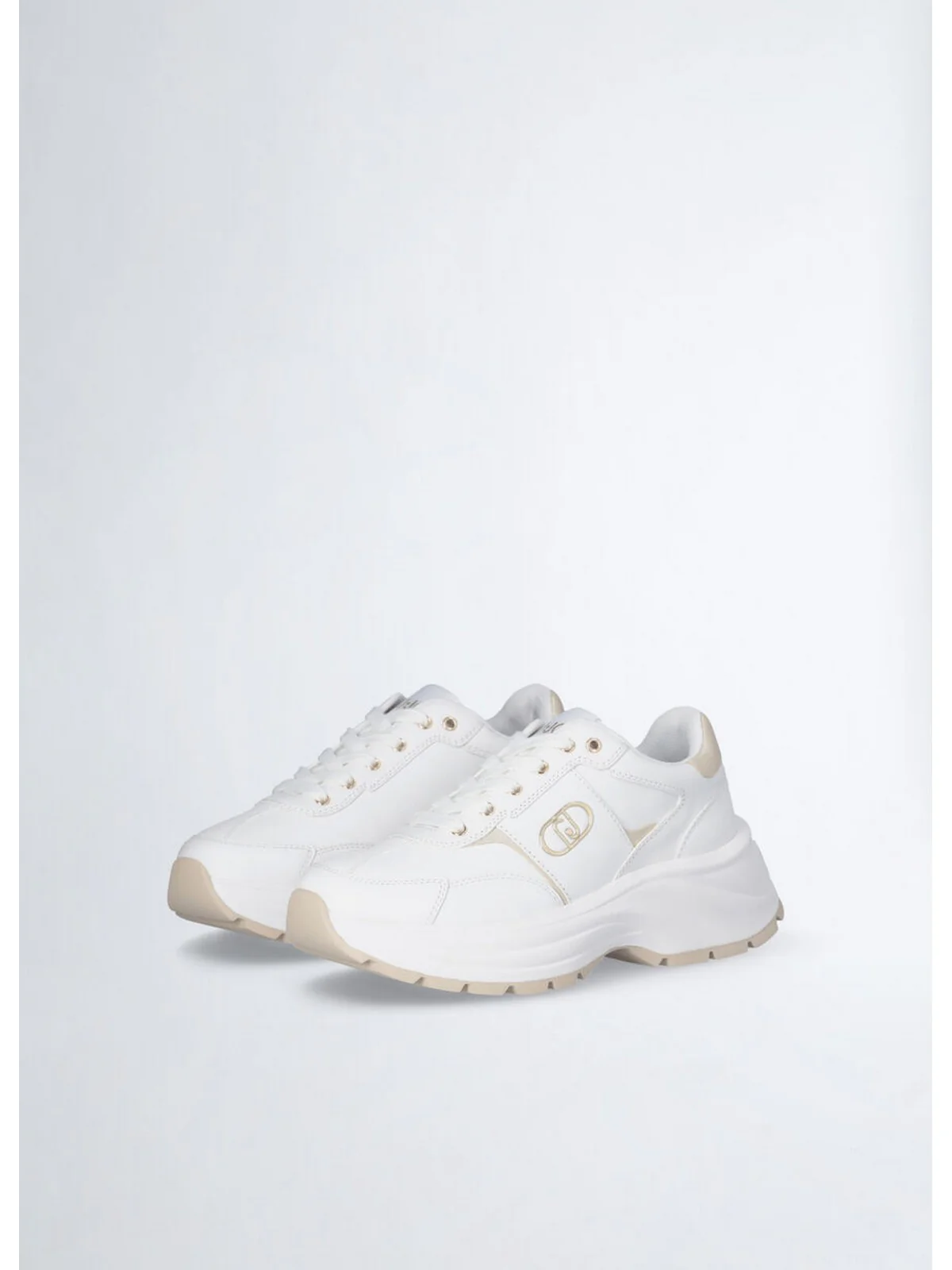 LIU JO Sneaker Donna EVA 02 BA5065P0102 01111 CALF WHITE - Image 6