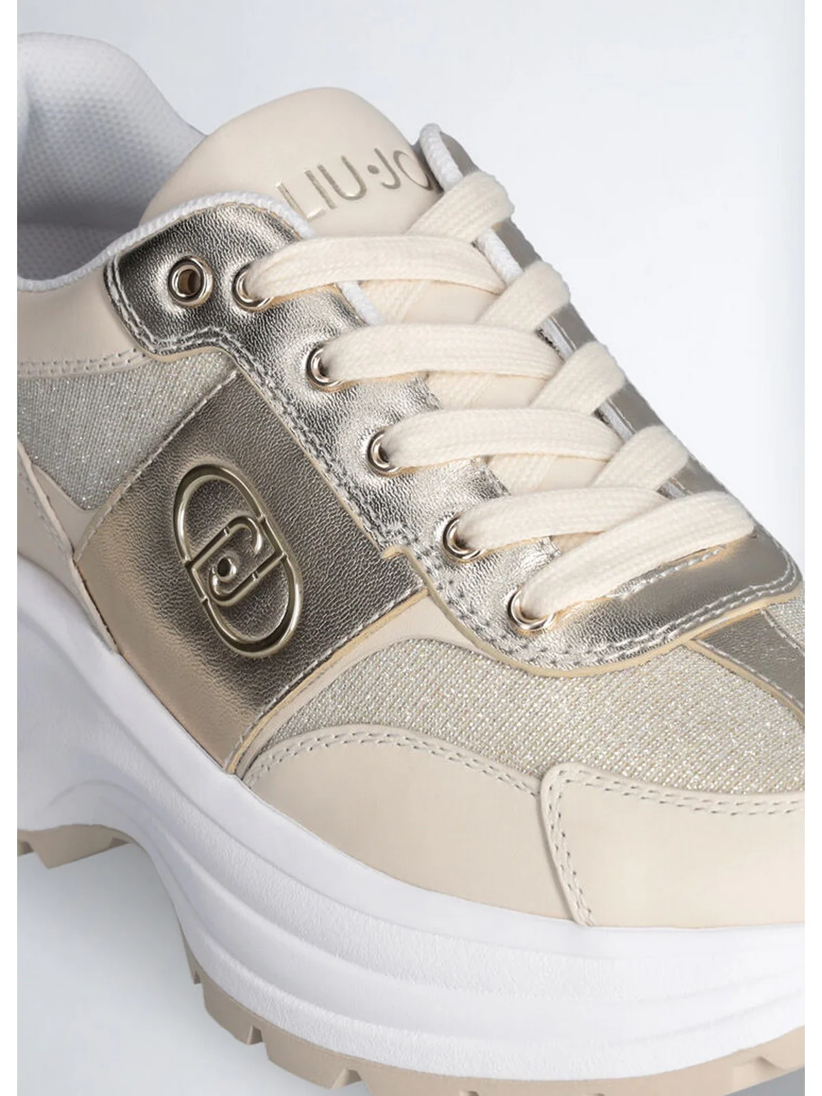 LIU JO Sneaker Donna EVA 02 BA5065PX620 S3188 Avorio - Image 3