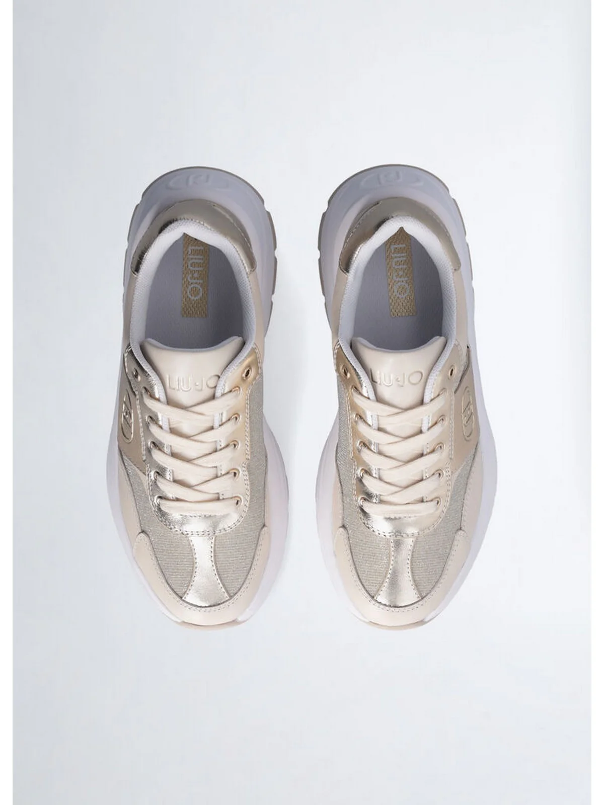 LIU JO Sneaker Donna EVA 02 BA5065PX620 S3188 Avorio - Image 5
