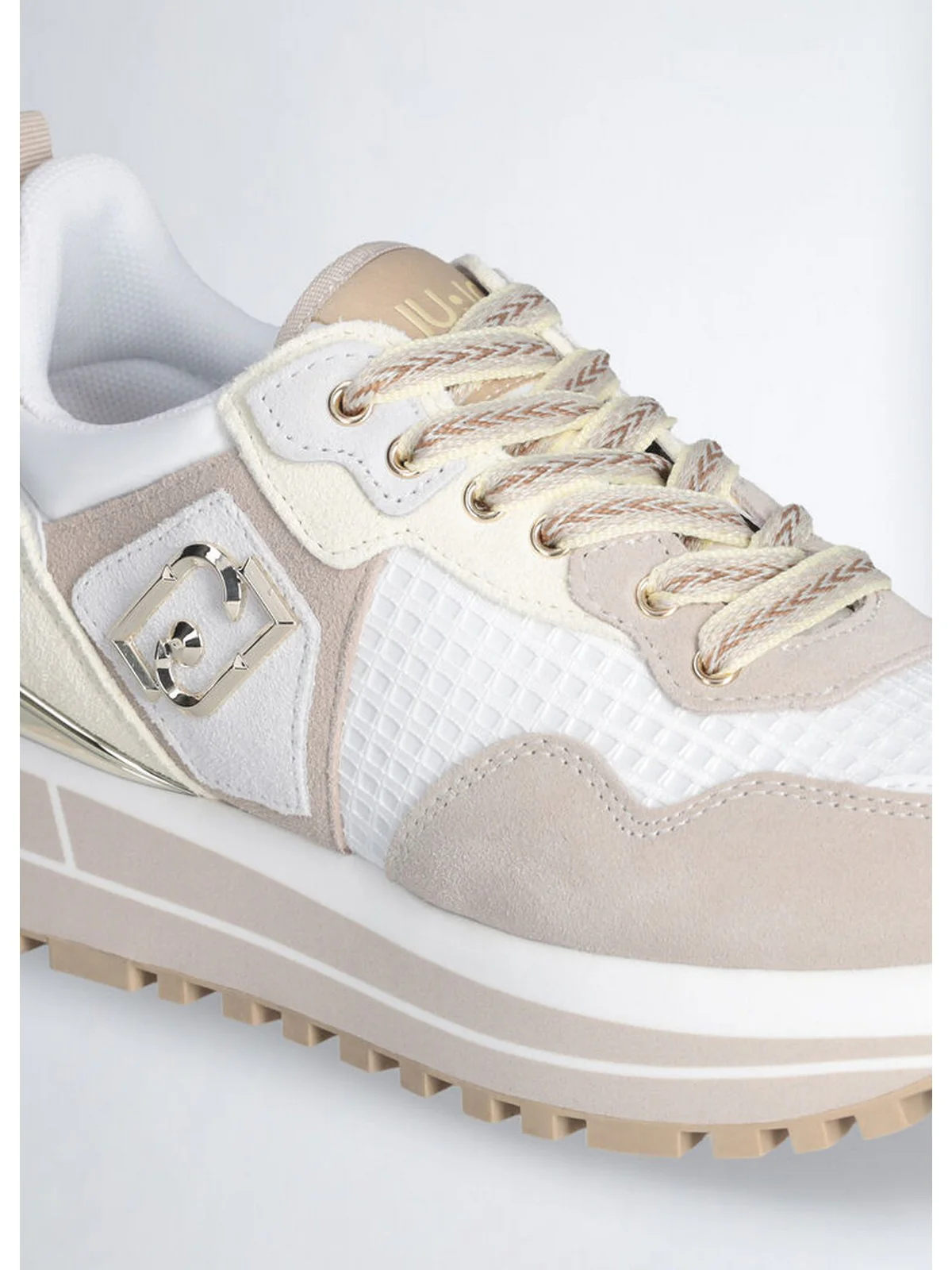 LIU JO Sneaker Donna LIU JO MAXI WONDER 01 BA5013PX027 S3602 Beige - Image 2