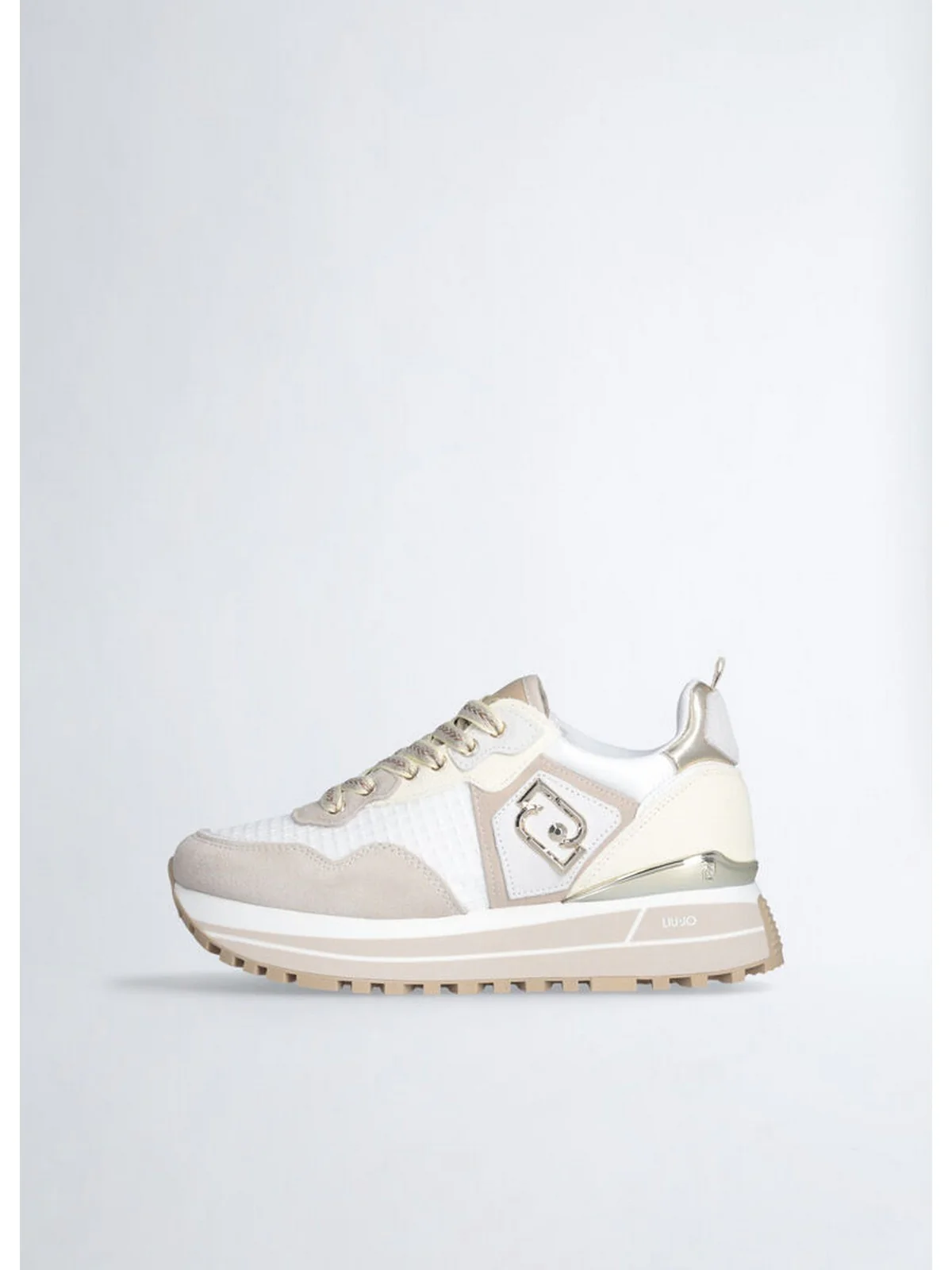 LIU JO Sneaker Donna LIU JO MAXI WONDER 01 BA5013PX027 S3602 Beige - Image 3