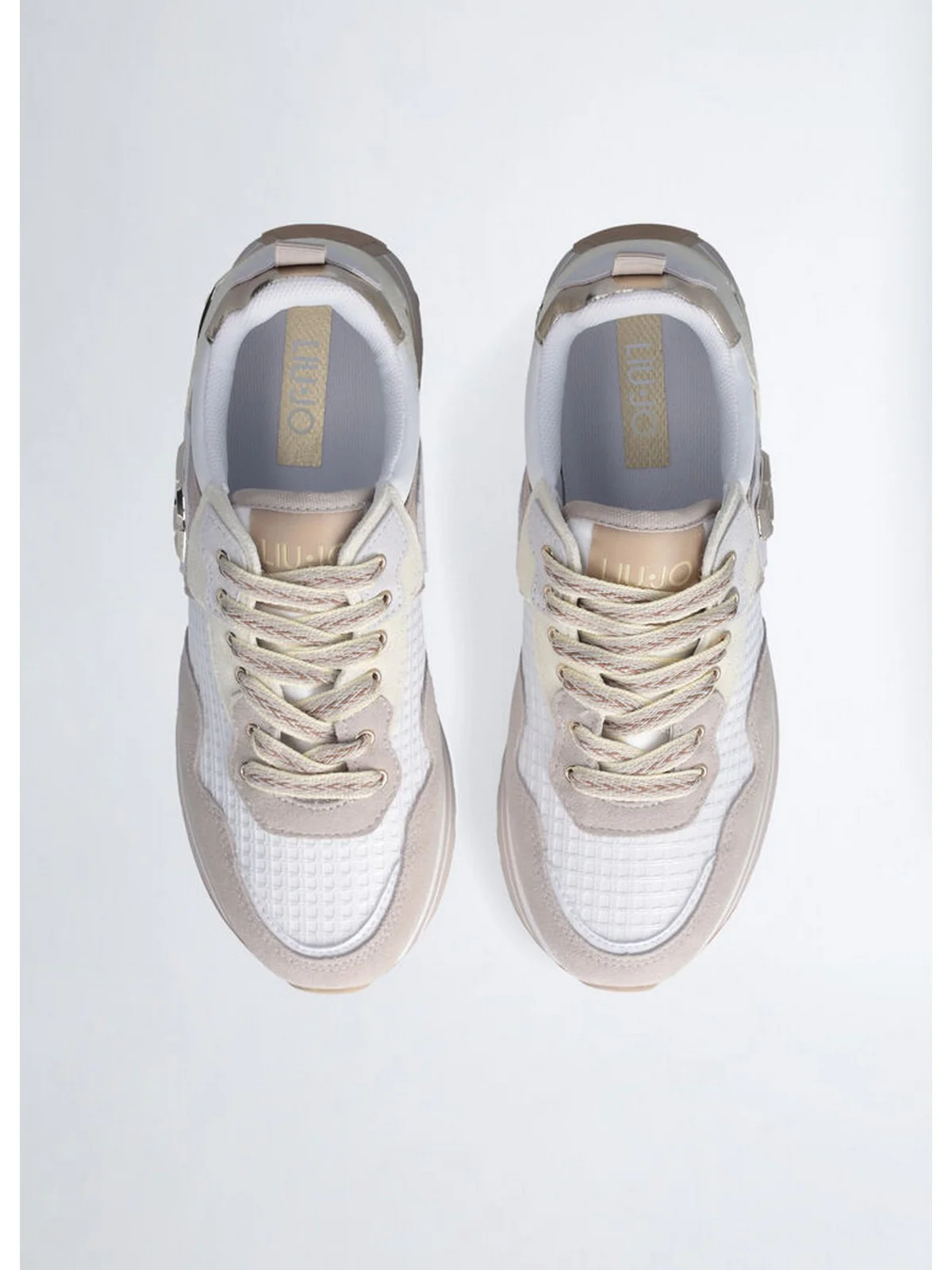 LIU JO Sneaker Donna LIU JO MAXI WONDER 01 BA5013PX027 S3602 Beige - Image 4