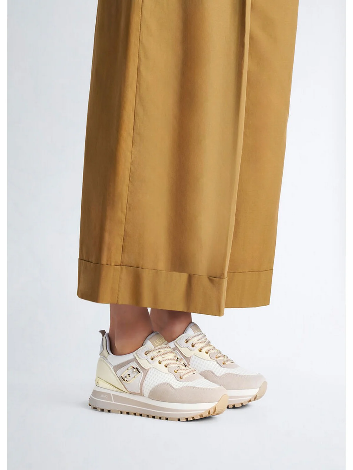 LIU JO Sneaker Donna LIU JO MAXI WONDER 01 BA5013PX027 S3602 Beige - Image 7