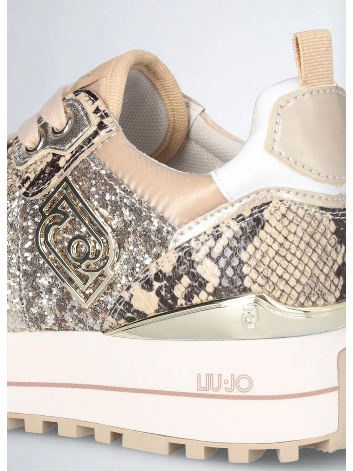 LIU JO Sneaker Donna LIU JO MAXI WONDER 01 BF4001TX007 01127 Beige - Image 2