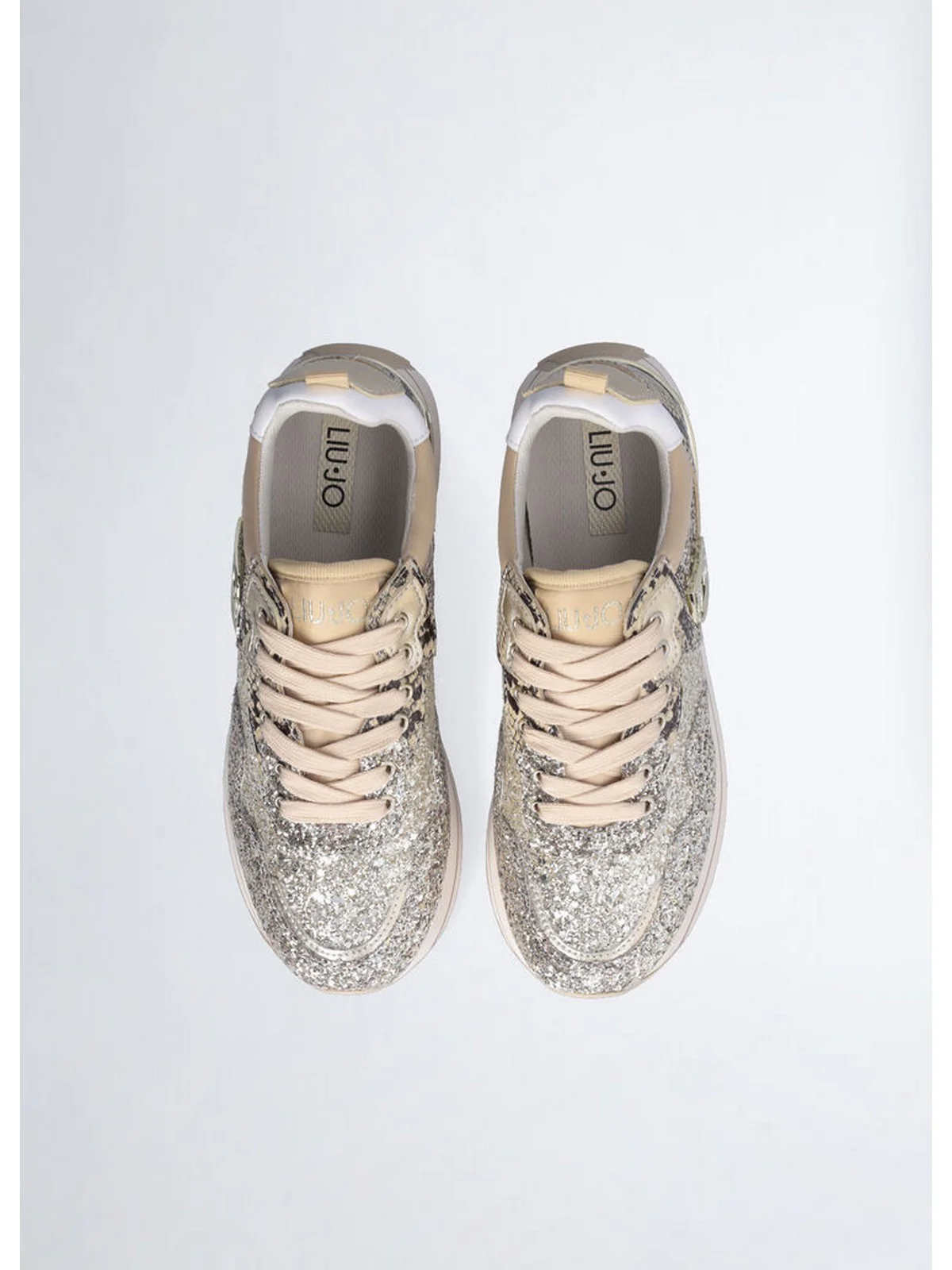 LIU JO Sneaker Donna LIU JO MAXI WONDER 01 BF4001TX007 01127 Beige - Image 3