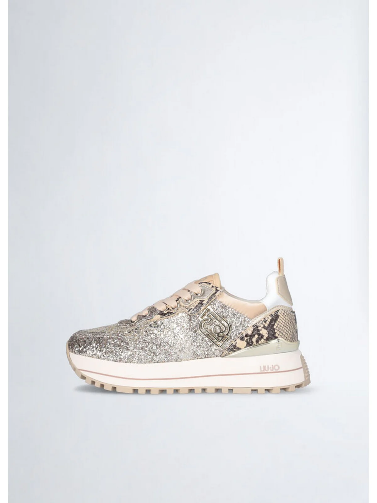 LIU JO Sneaker Donna LIU JO MAXI WONDER 01 BF4001TX007 01127 Beige - Image 4