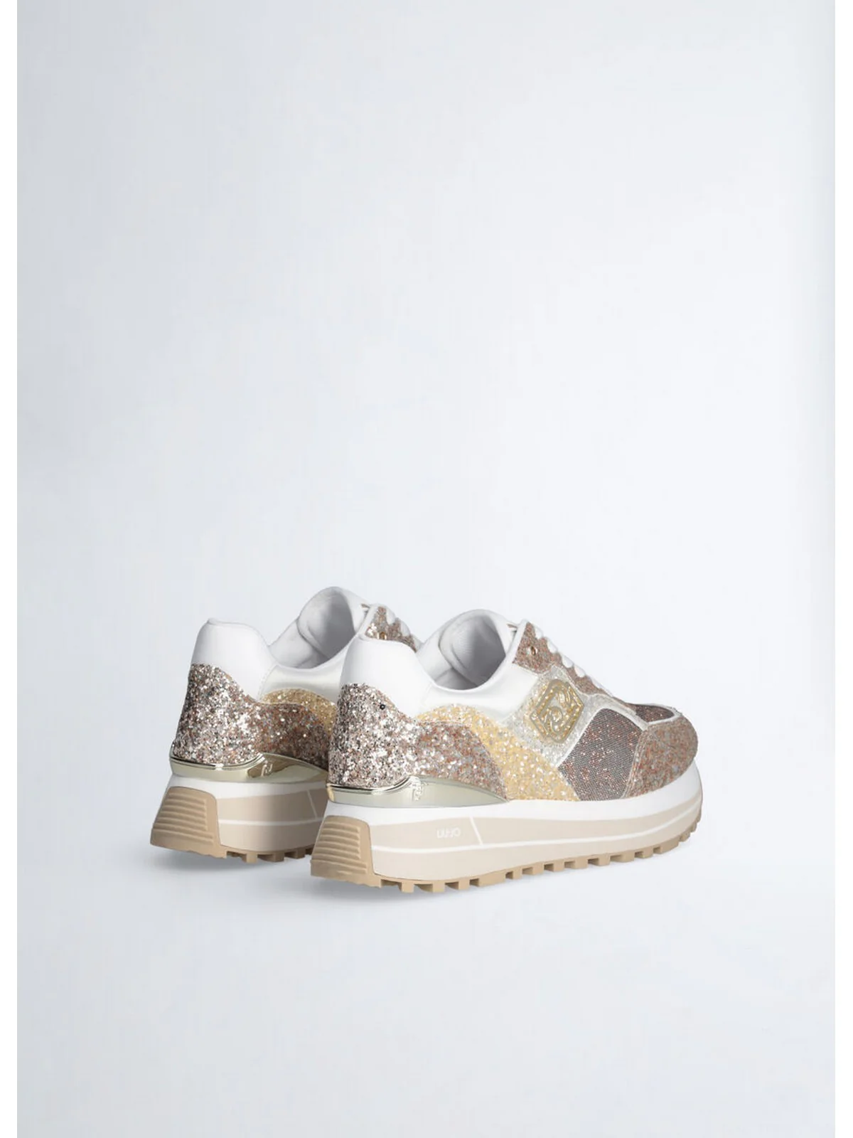 LIU JO Sneaker Donna LIU JO MAXI WONDER 73 BA5015TX007 00529 GLITTER GOLD - Image 6