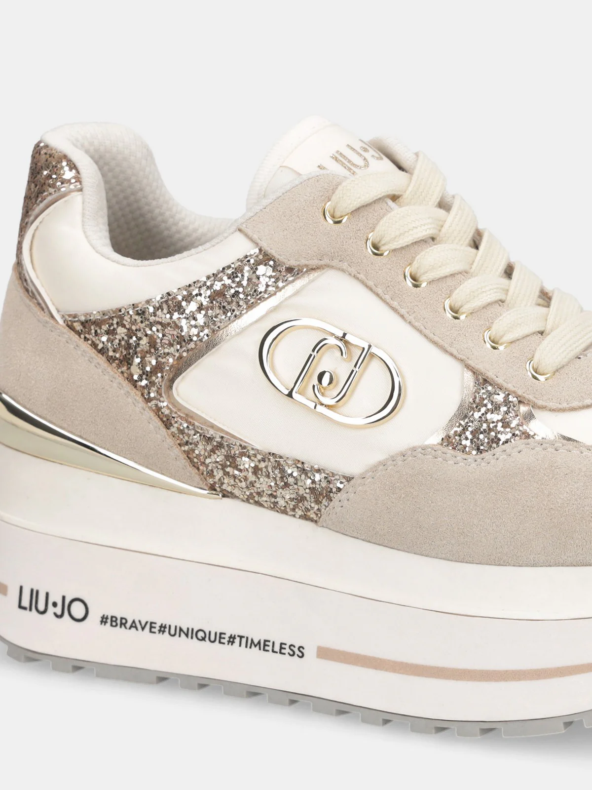 LIU JO Sneaker Donna LIU JO MAXI WONDER PLUS 01 BF5011PX078 S3834 ROPE/MILK - Image 2