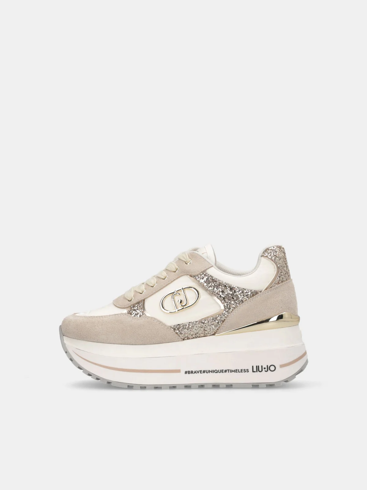 LIU JO Sneaker Donna LIU JO MAXI WONDER PLUS 01 BF5011PX078 S3834 ROPE/MILK - Image 3