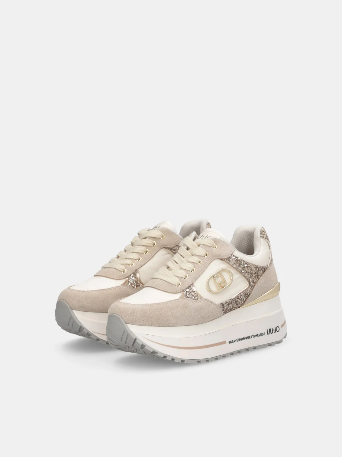 LIU JO Sneaker Donna LIU JO MAXI WONDER PLUS 01 BF5011PX078 S3834 ROPE/MILK - Image 5