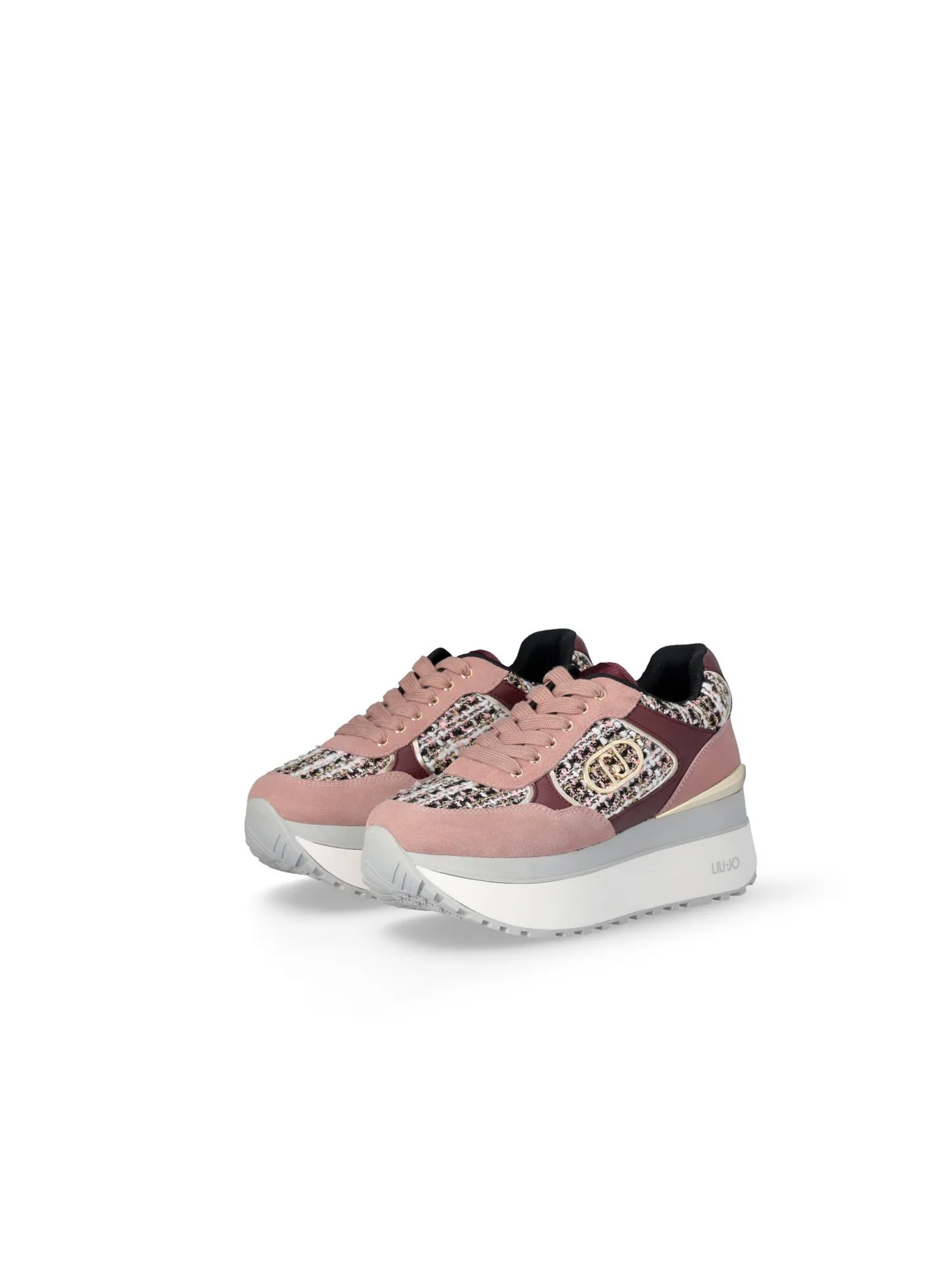 LIU JO Sneaker Donna LIU JO MAXI WONDER PLUS 01 BF5011PX686 S3814 ROSE/CREMISI - Image 2