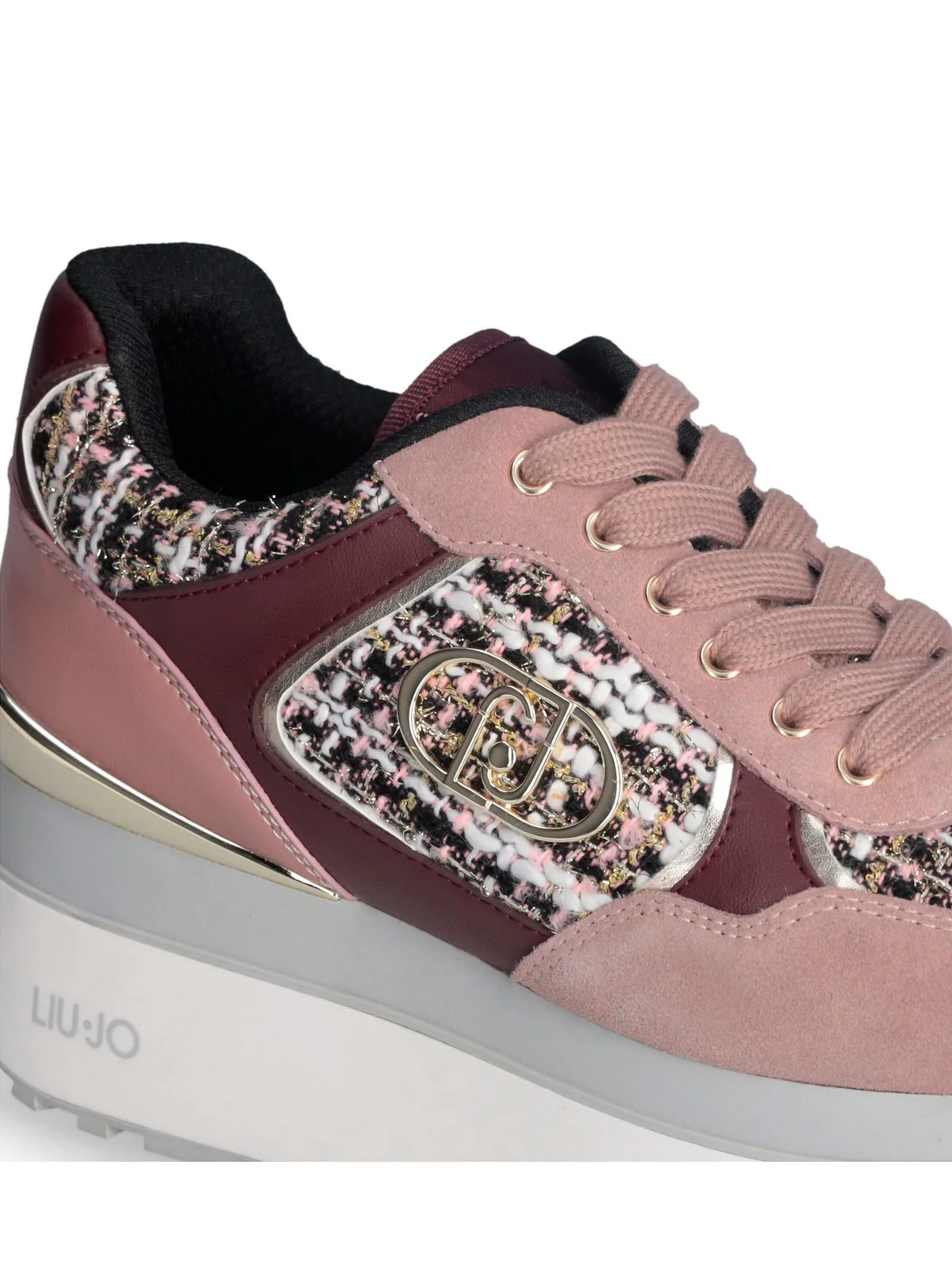 LIU JO Sneaker Donna LIU JO MAXI WONDER PLUS 01 BF5011PX686 S3814 ROSE/CREMISI - Image 5