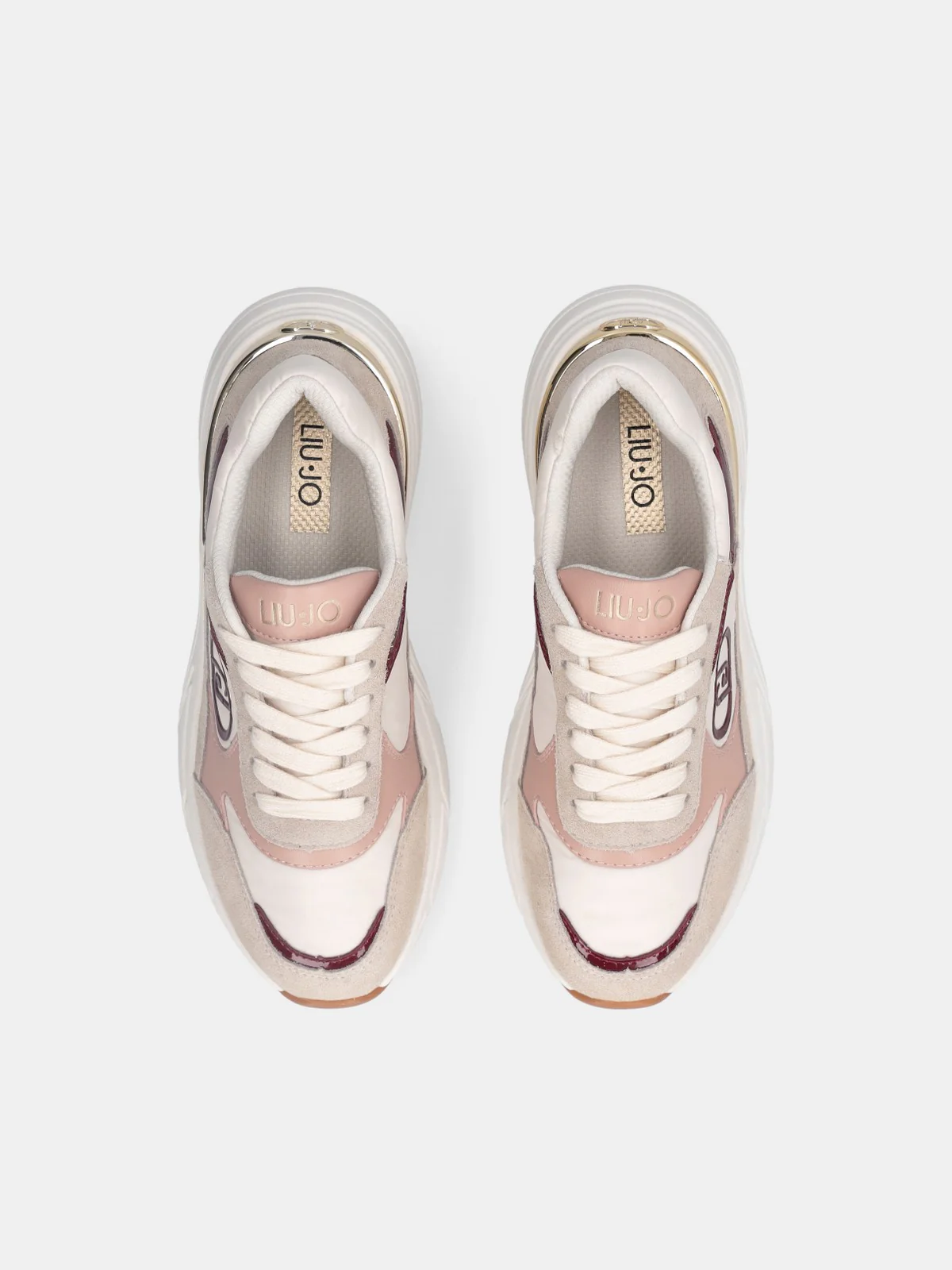 LIU JO Sneaker Donna LJ01 01 BF5017PX003 S3819 ROPE/MILK/CREMISI - Image 3