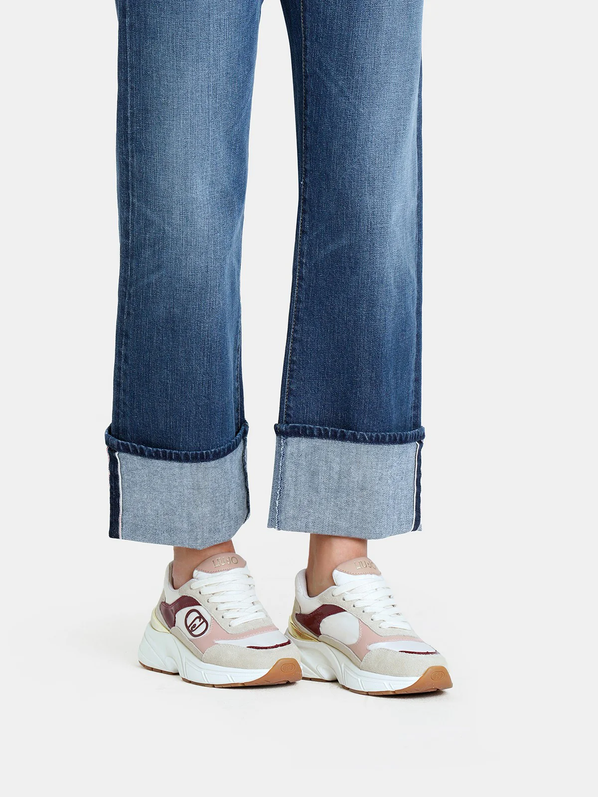 LIU JO Sneaker Donna LJ01 01 BF5017PX003 S3819 ROPE/MILK/CREMISI - Image 6