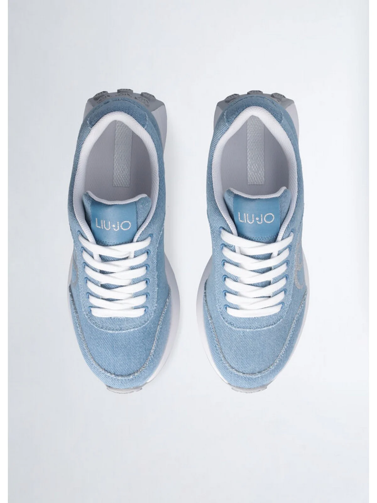 LIU JO Sneaker Donna LOLO 18 BA5003TX054 S1152 CYAN - Image 2