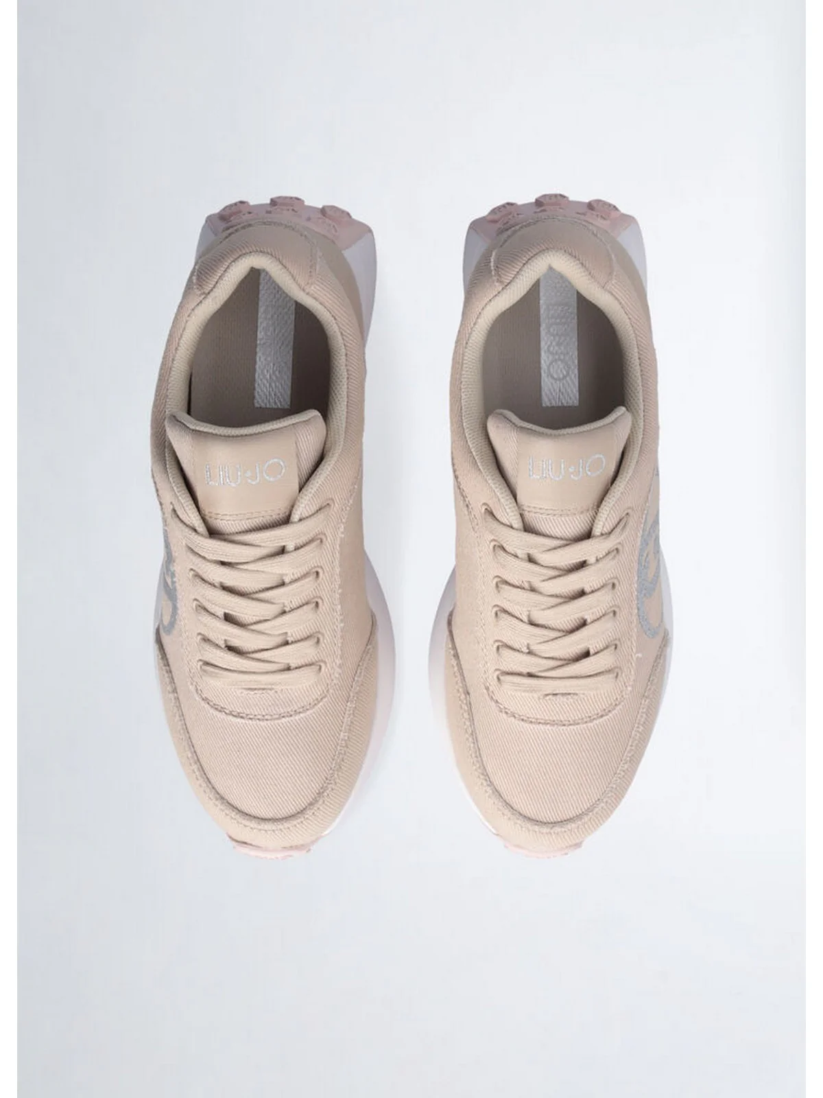 LIU JO Sneaker Donna LOLO 18 BA5003TX054 S1879 Beige - Image 4