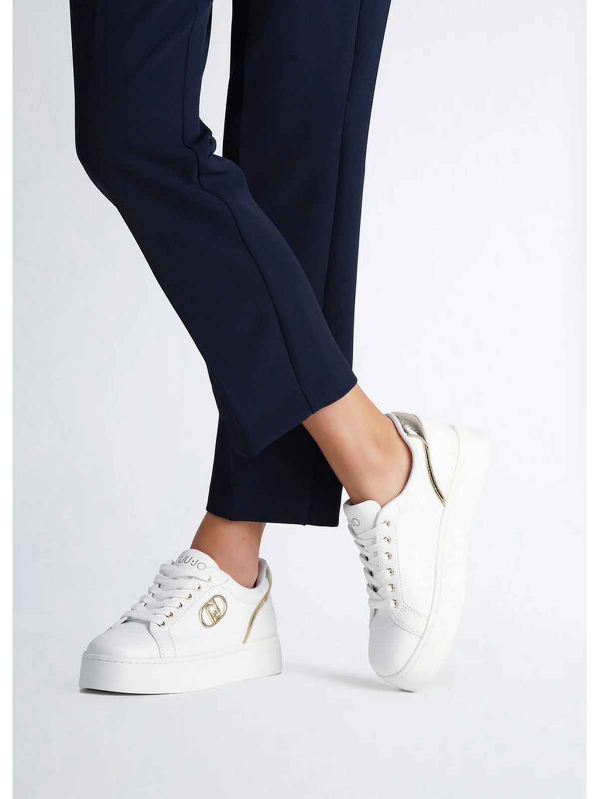 LIU JO Sneaker Donna PRETTY 06 BA5021P0102 01111 Bianco - Image 8
