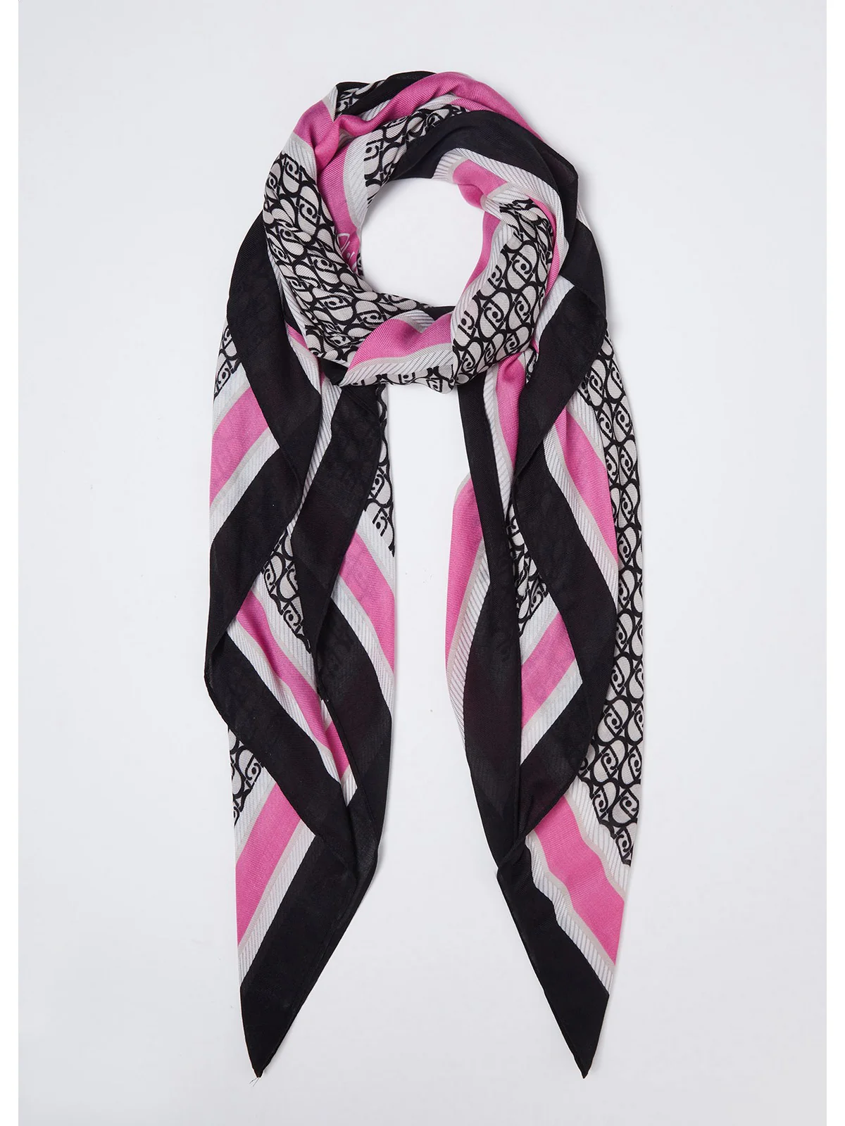 LIU JO SOFT Foulard Donna  2A4033T0300 22222 Nero - Image 2