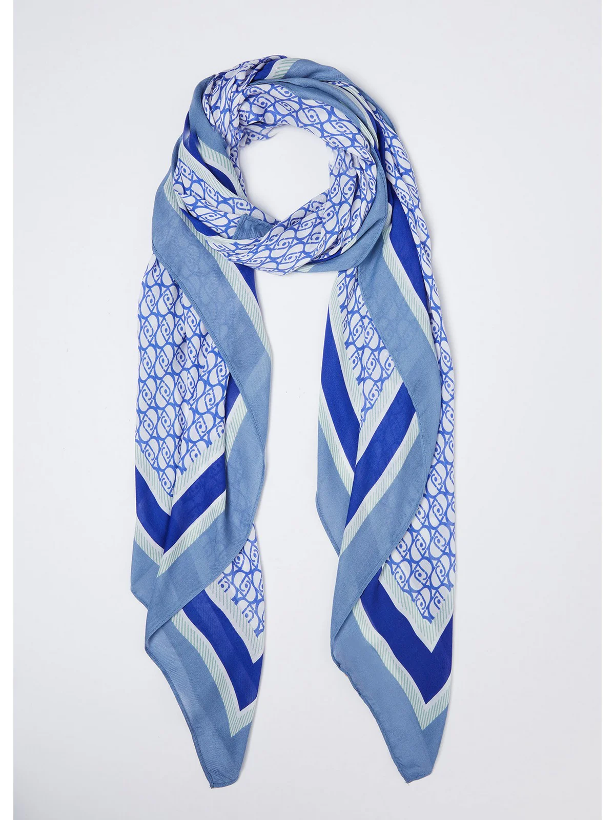 LIU JO SOFT Foulard Donna 2A4033T0300 64018 Blu - Image 2