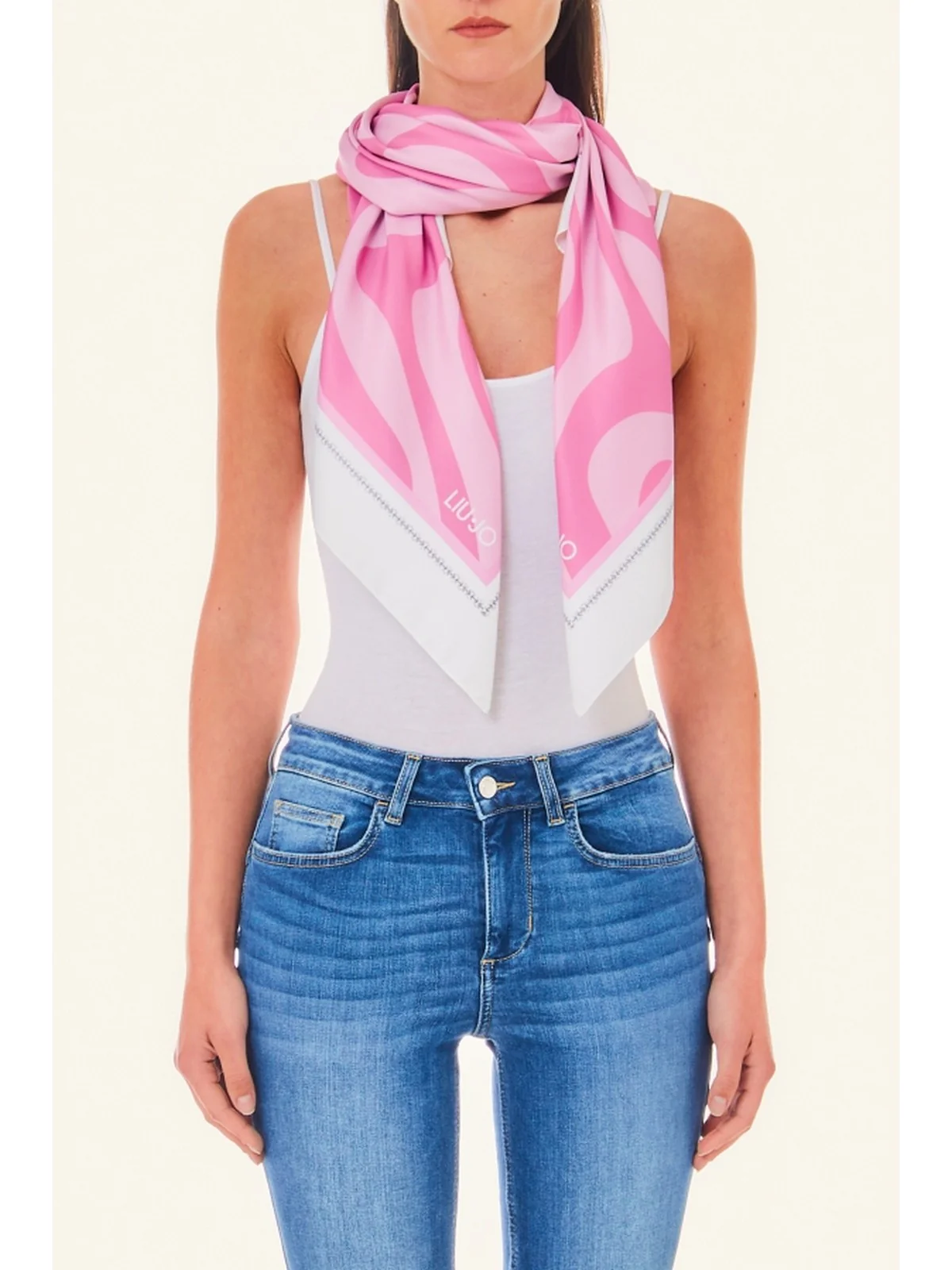 LIU JO SOFT Foulard Donna  2A4037T0300 63118 Rosa - Image 2