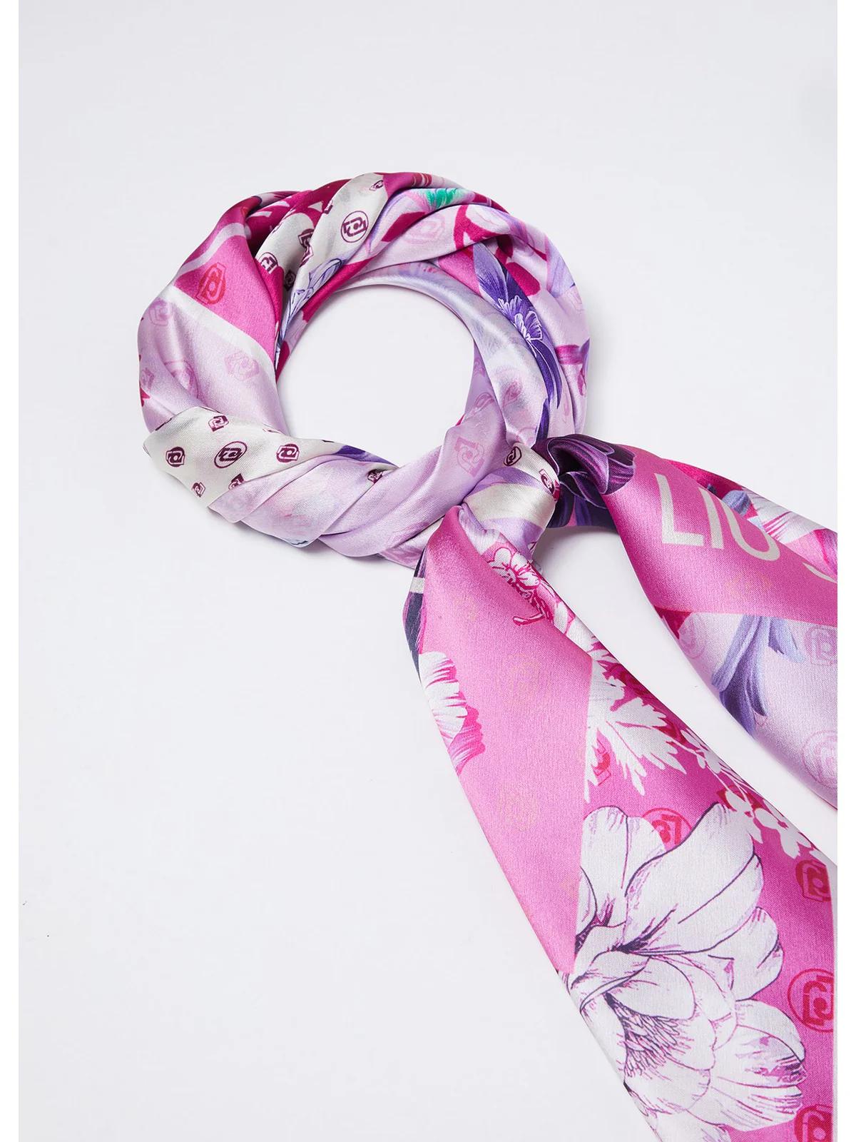 LIU JO SOFT Foulard Donna  2A4039T0300 00021 Rosa - Image 3