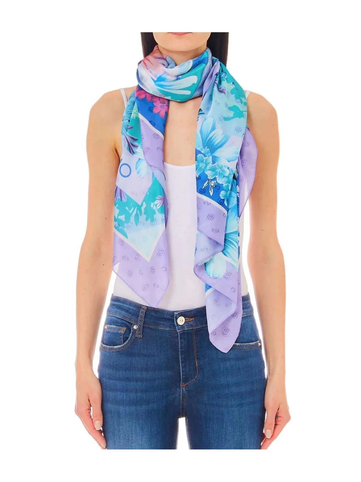 LIU JO SOFT Foulard Donna 2A4039T0300 00172 Viola - Image 3