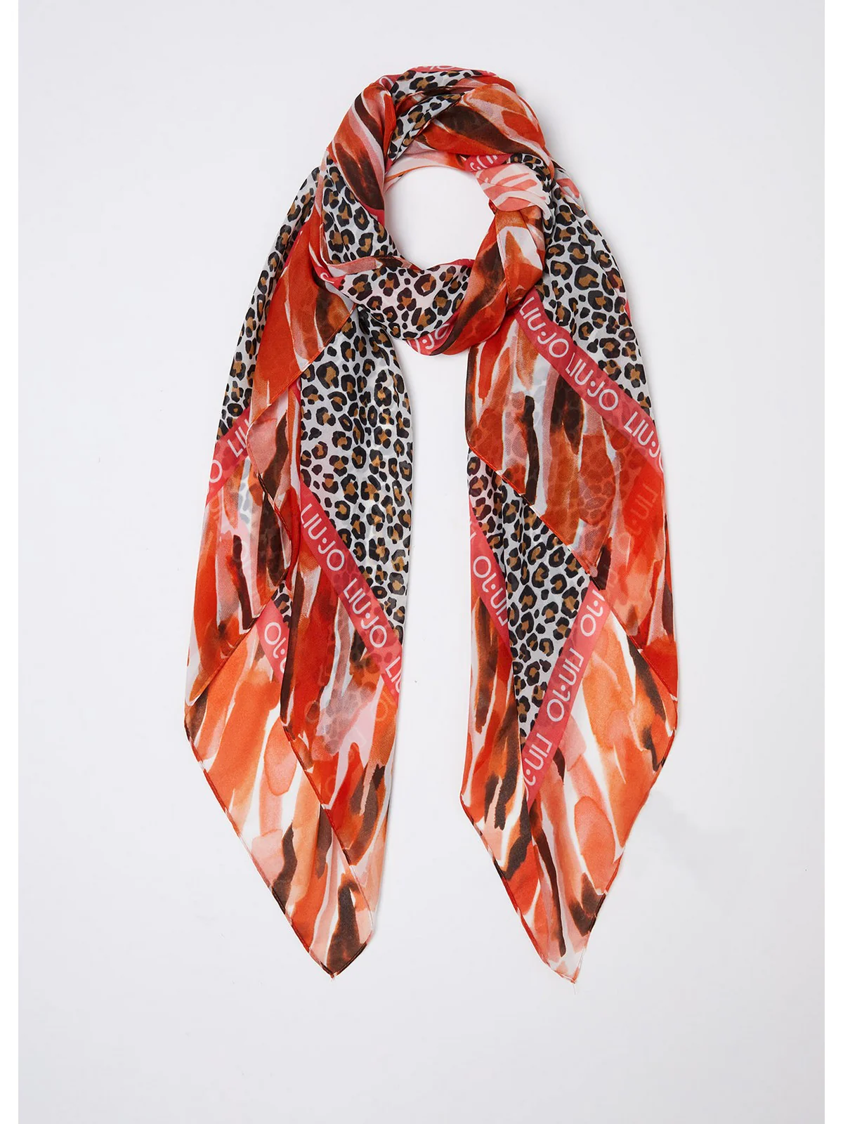 LIU JO SOFT Foulard Donna  2A4041T0300 00005 Arancione - Image 2