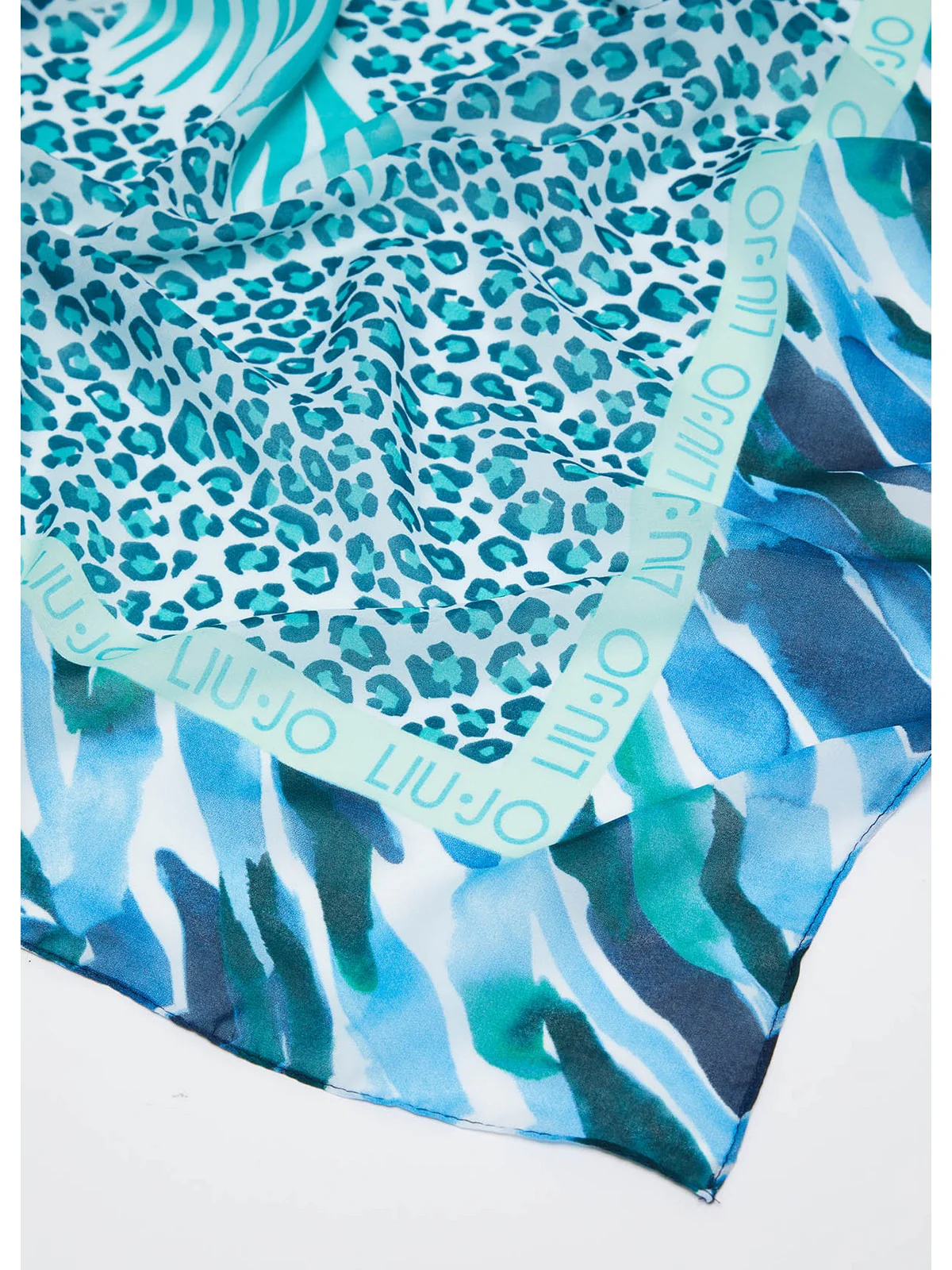 LIU JO SOFT Foulard Donna  2A4041T0300 X0543 Verde - Image 3