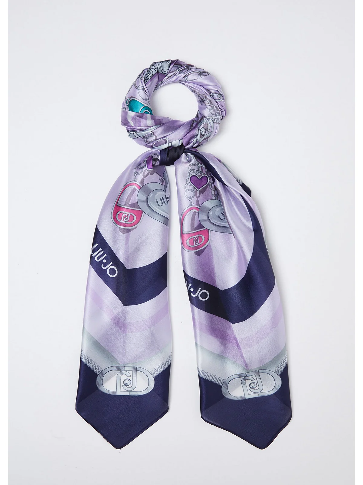 LIU JO SOFT Foulard Donna  2A4043T0300 93933 Blu - Image 2