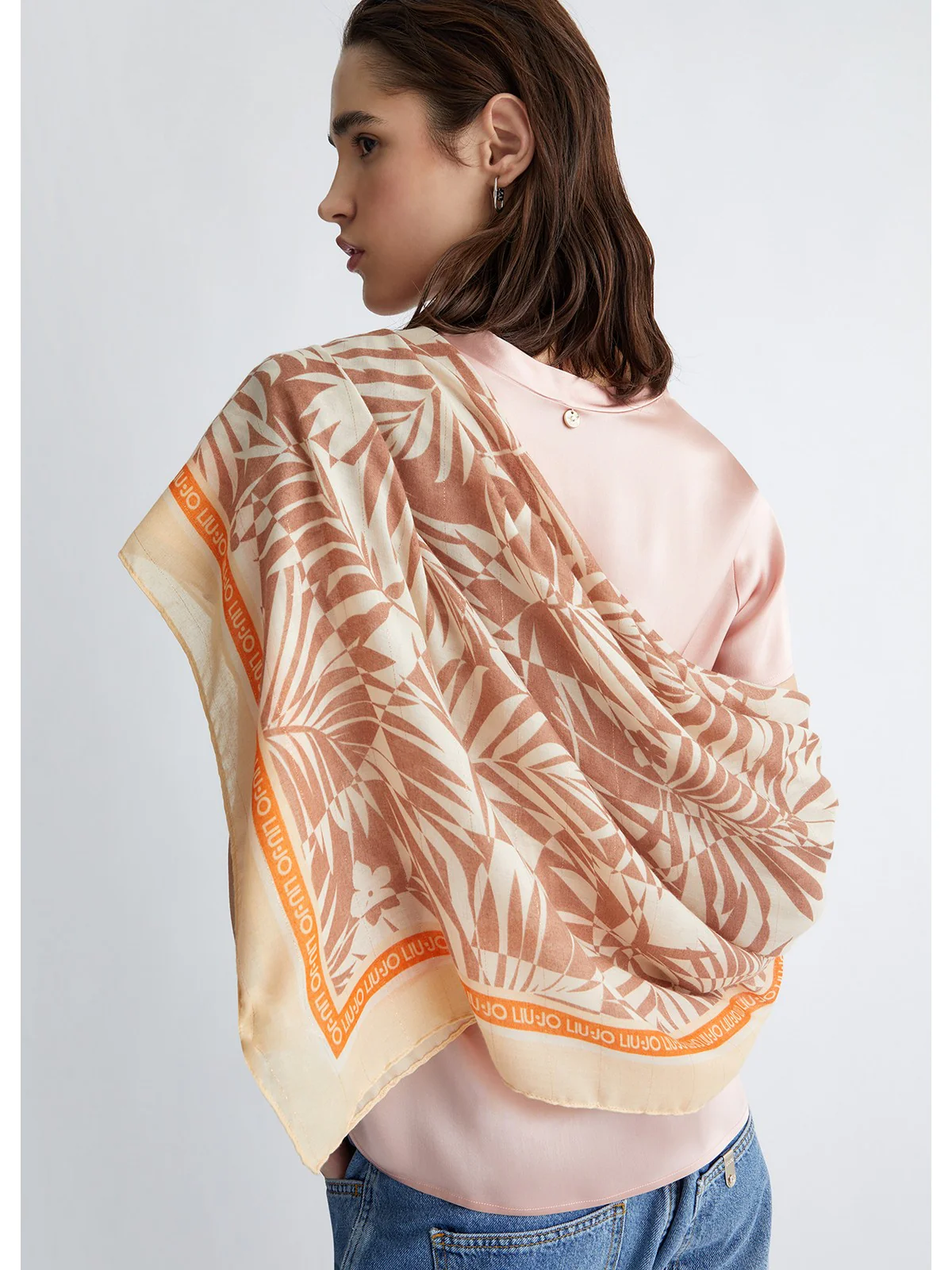 LIU JO SOFT Foulard Donna  2A4046T0300 00005 Beige - Image 4